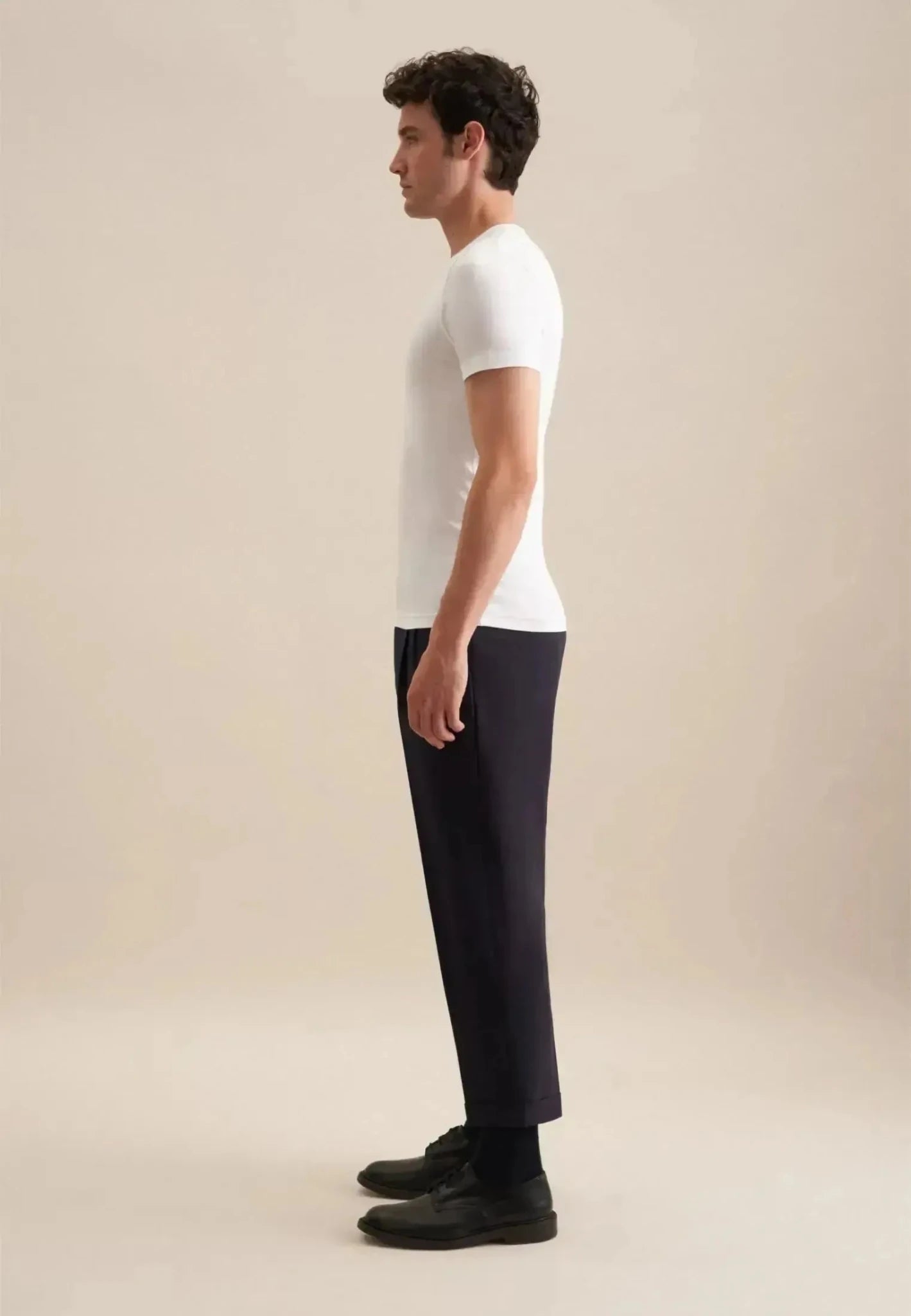Seidensticker Stretch Cotton T-Shirt White - northern threads
