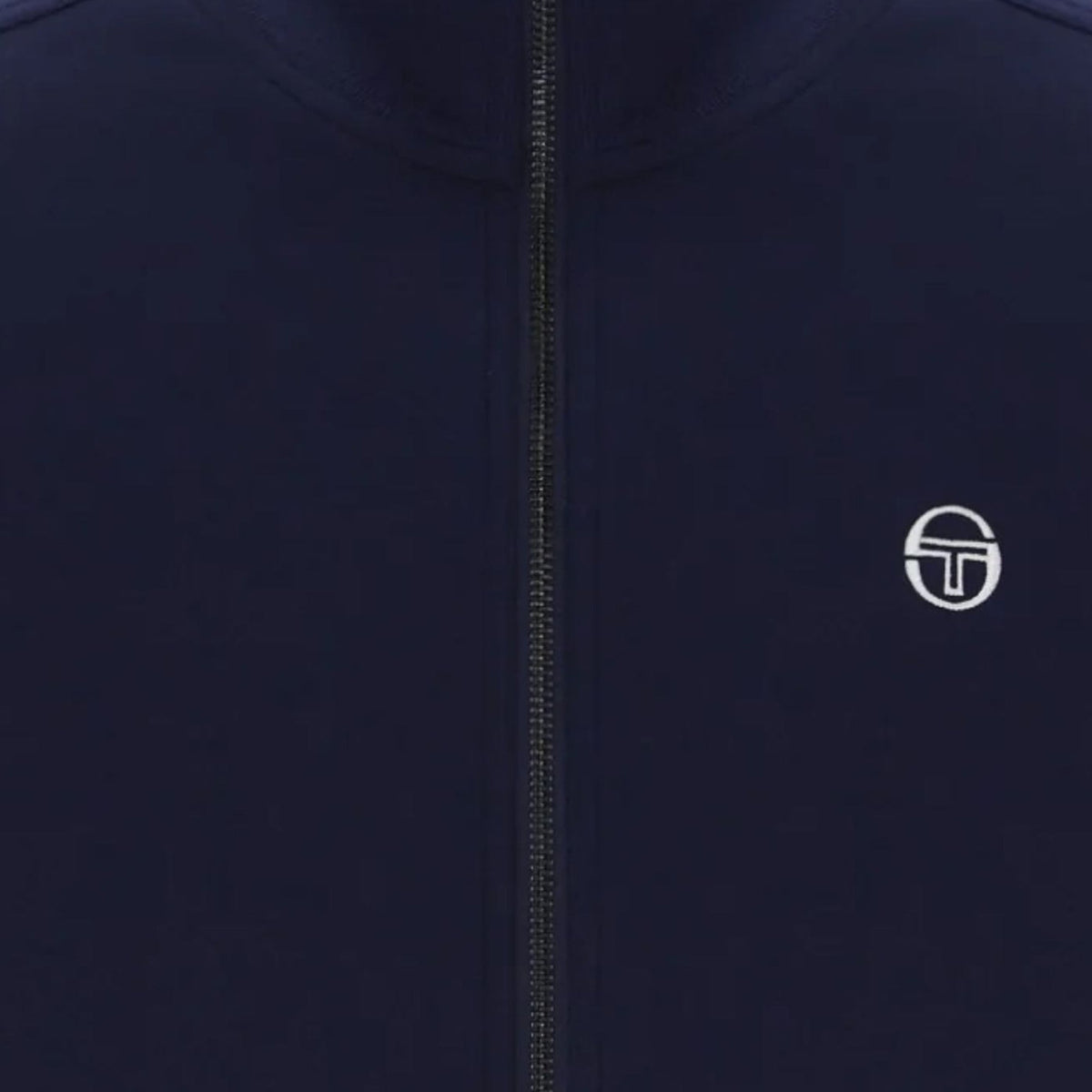 Sergio Tacchini Attilio Track Top Jacket Maritime Blue Gardenia | Northern Threads Designer Menswear