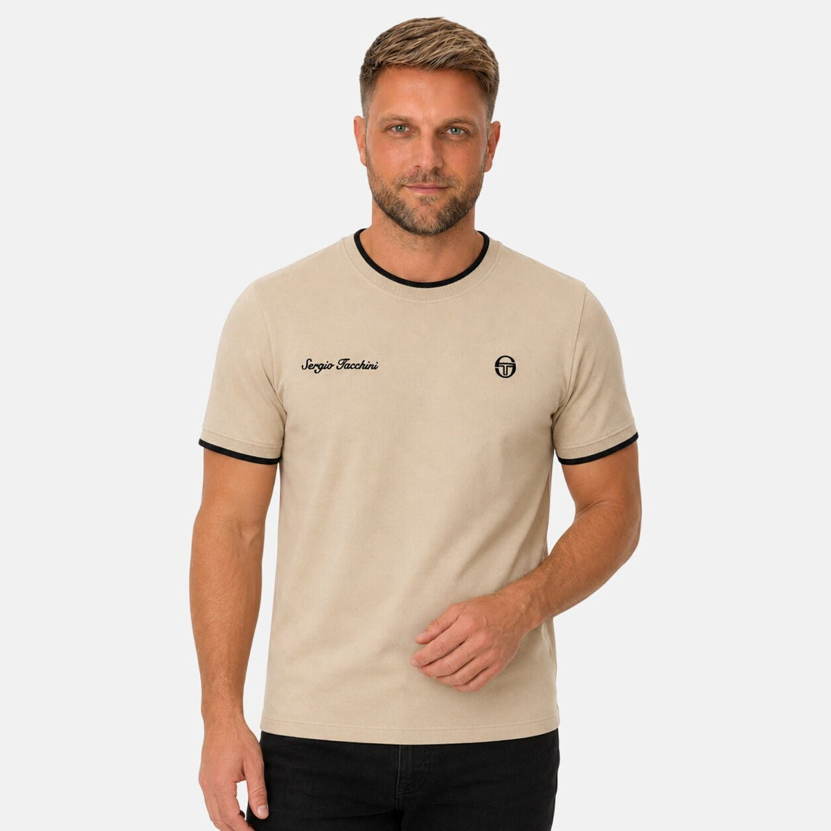 Sergio Tacchini Conte T-Shirt Peyote | Northern Threads Designer Menswear