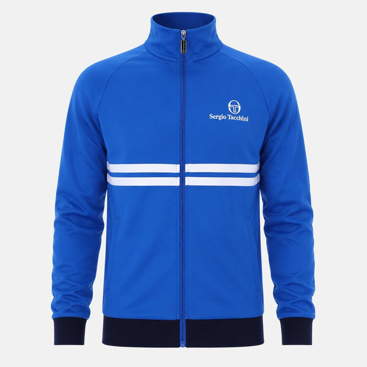 Sergio Tacchini Dallas Track Top Jacket Princess Blue/White/Maritime Blue | Northern Threads Designer Menswear