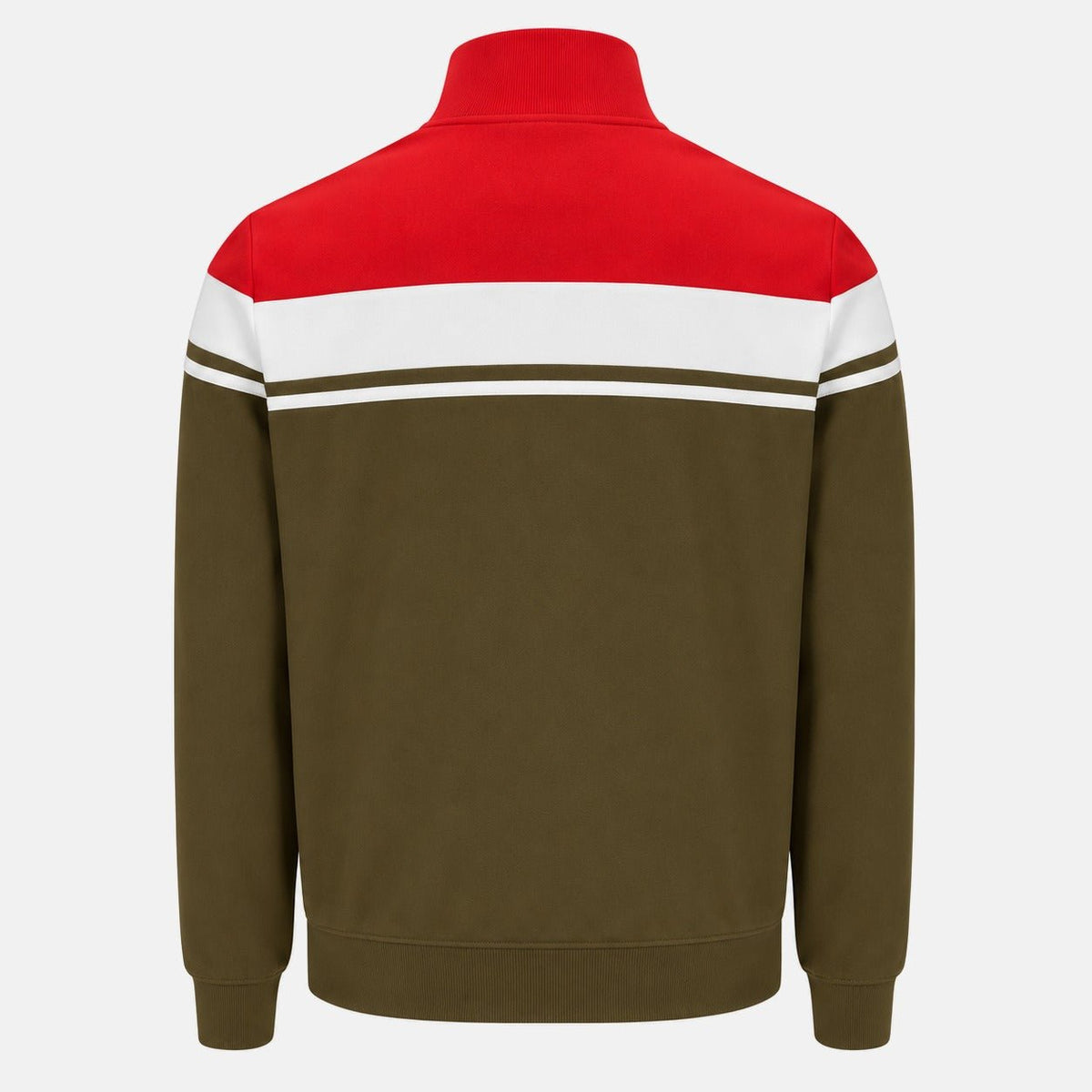 Sergio Tacchini Damarindo Track Top Jacket Adrenaline Rush/Gardenia/Dark Olive | Northern Threads Designer Menswear