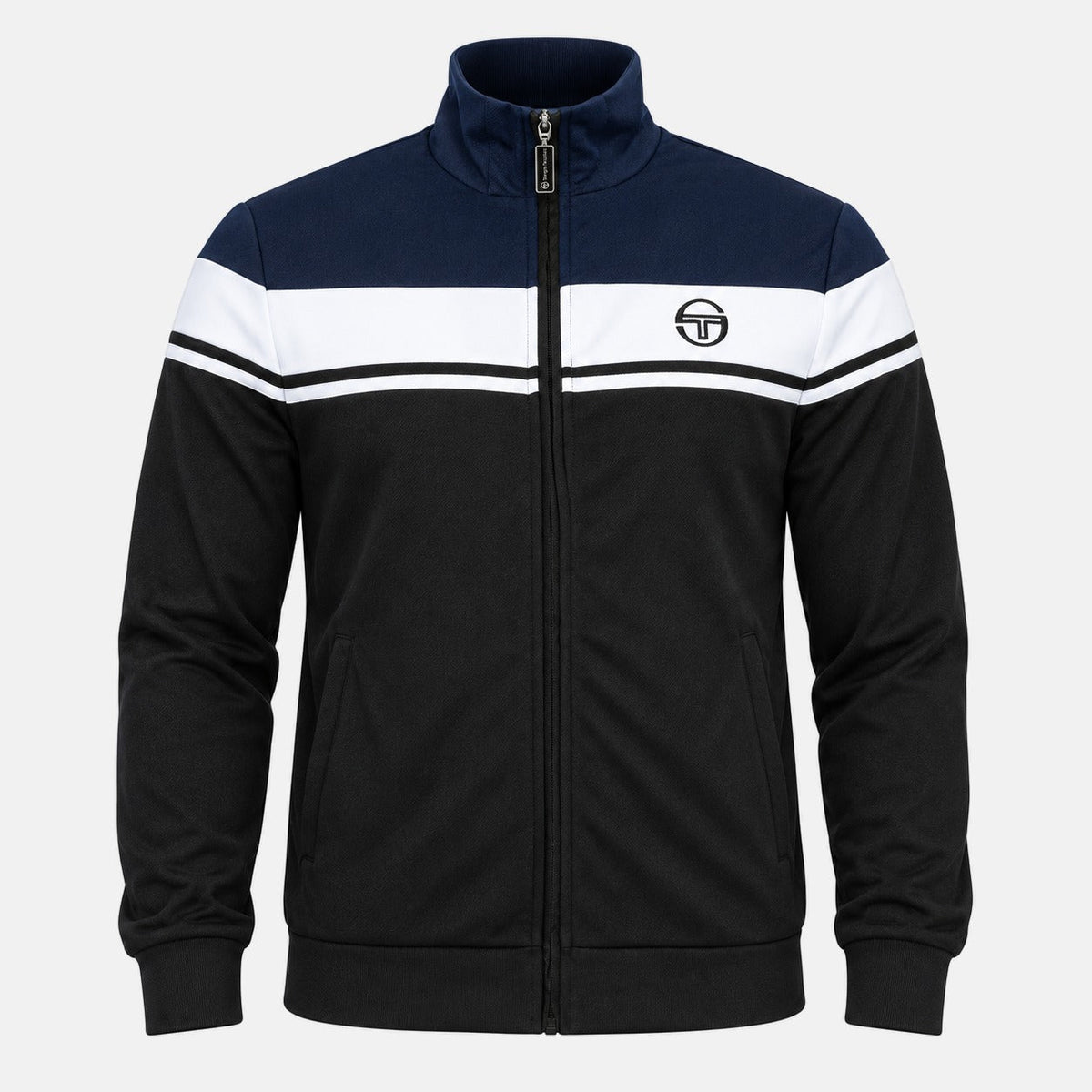 Sergio Tacchini Damarindo Track Top Jacket Maritime Blue/White/Black | Northern Threads Designer Menswear