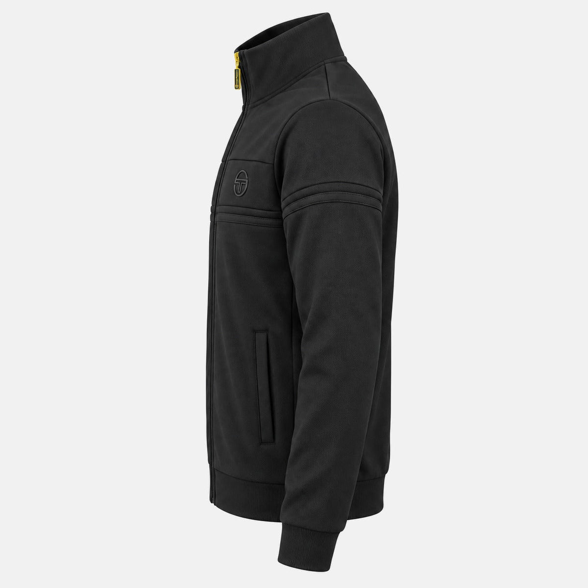 Sergio Tacchini Damarindo Track Top Jacket Triple Black | Northern Threads Designer Menswear