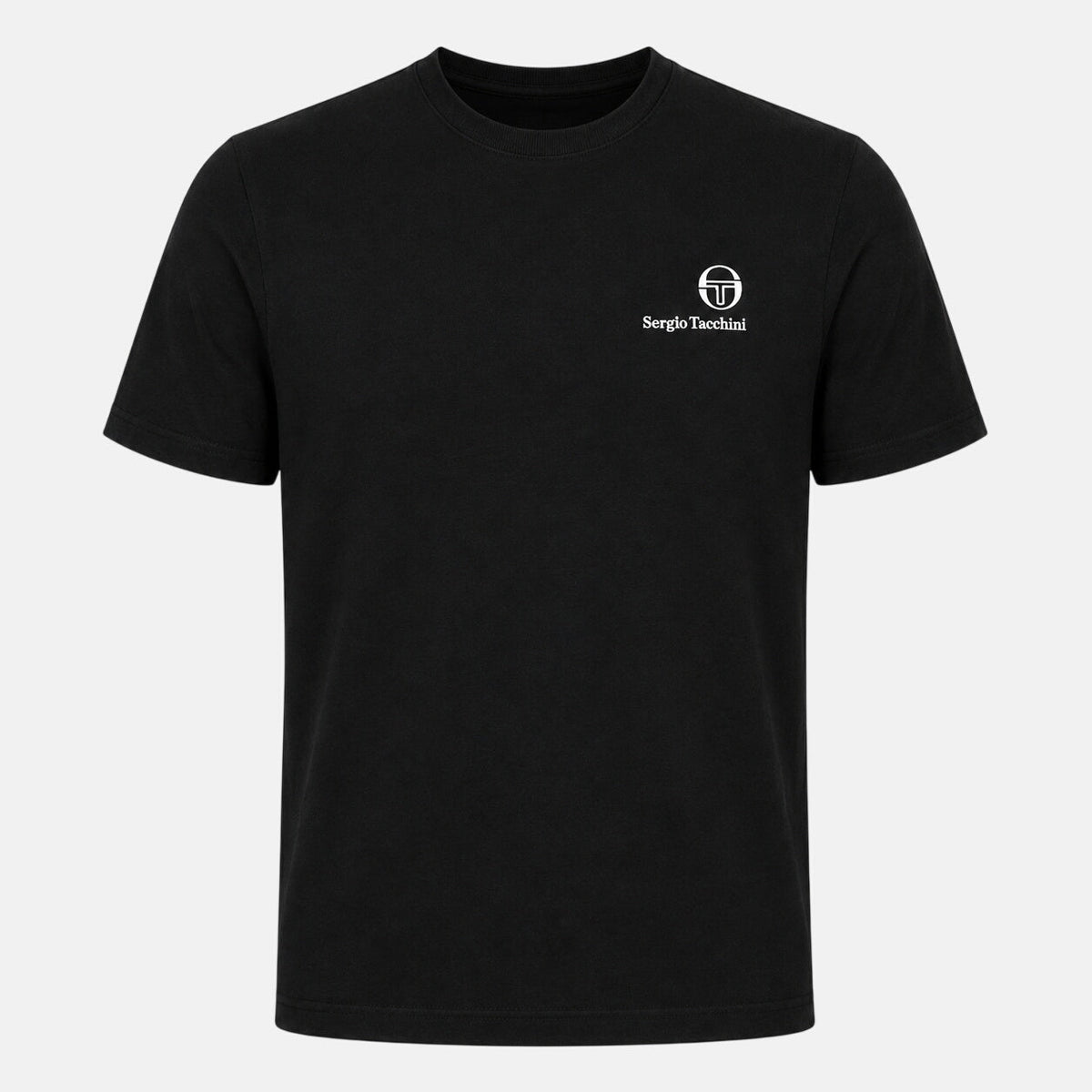 Sergio Tacchini Felton T-Shirt Black/White | Northern Threads Designer Menswear