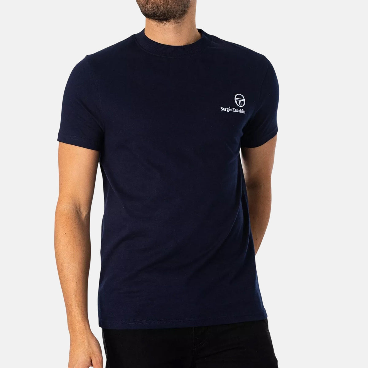 Sergio Tacchini Felton T-Shirt Maritime Blue | Northern Threads Designer Menswear
