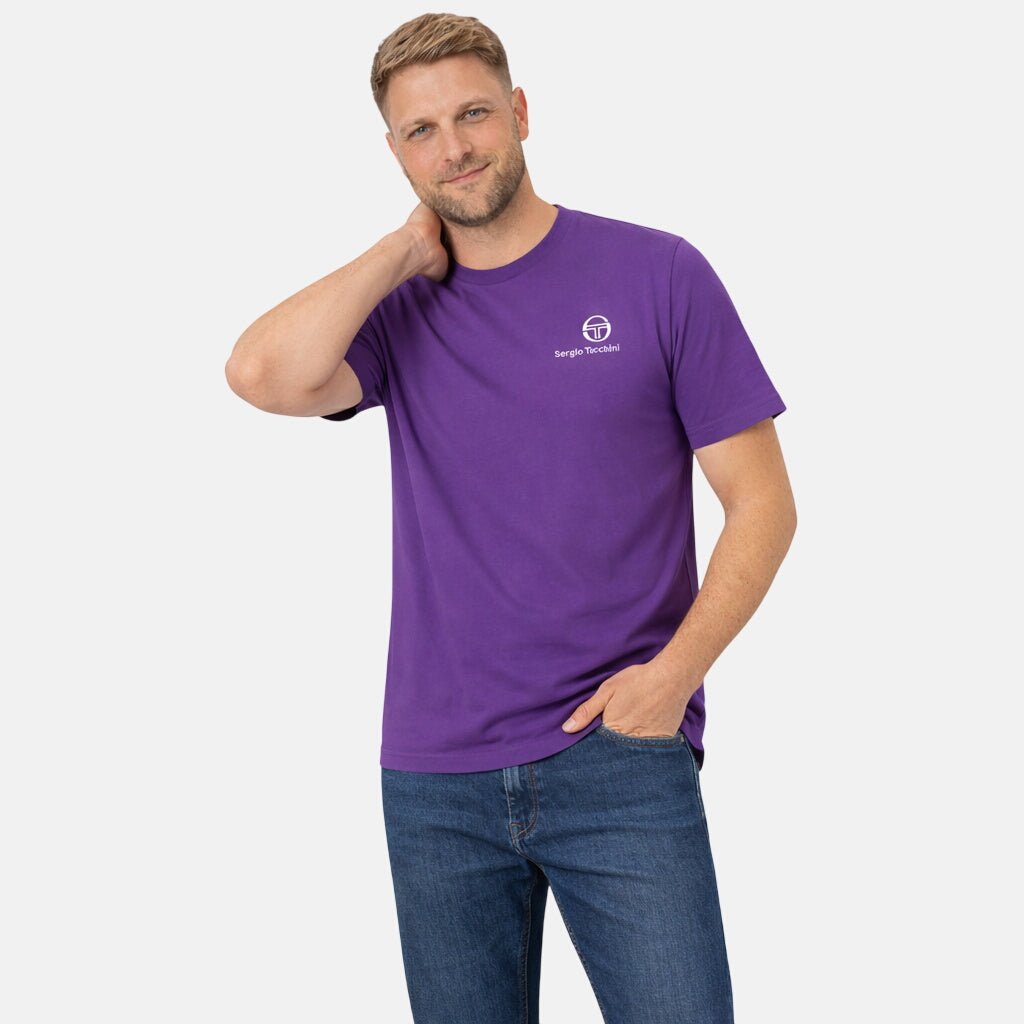 Sergio Tacchini Felton T-Shirt Pansy | Northern Threads Designer Menswear