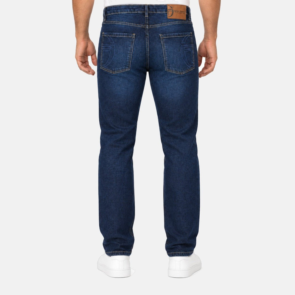 Sergio Tacchini Forza Straight Fit Jeans Indigo Wash | Northern Threads Designer Menswear