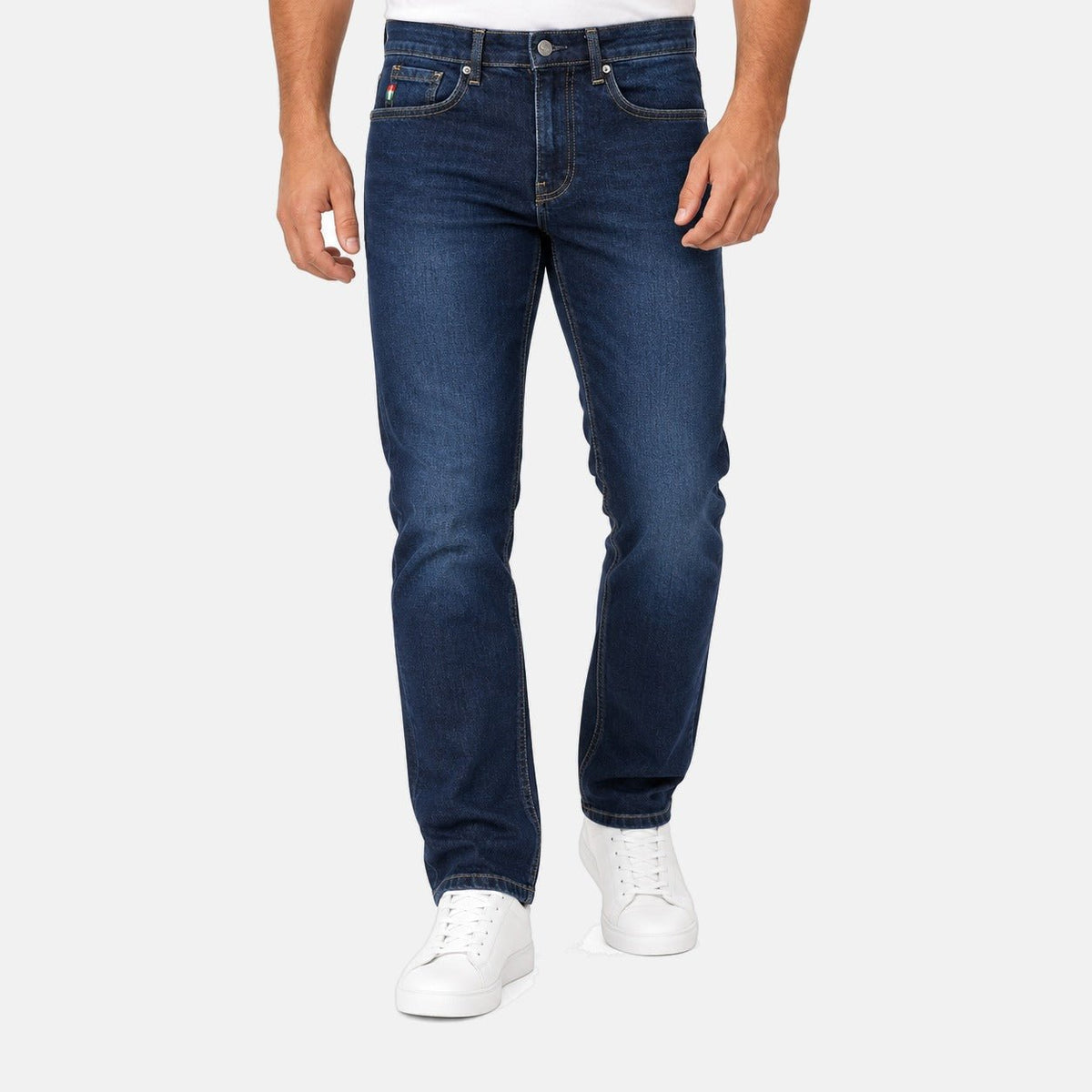 Sergio Tacchini Forza Straight Fit Jeans Indigo Wash | Northern Threads Designer Menswear