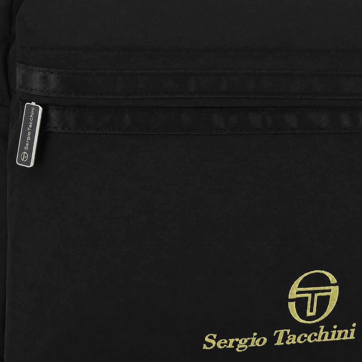 Sergio Tacchini Geo Backpack Black/Gold | Northern Threads Designer Menswear