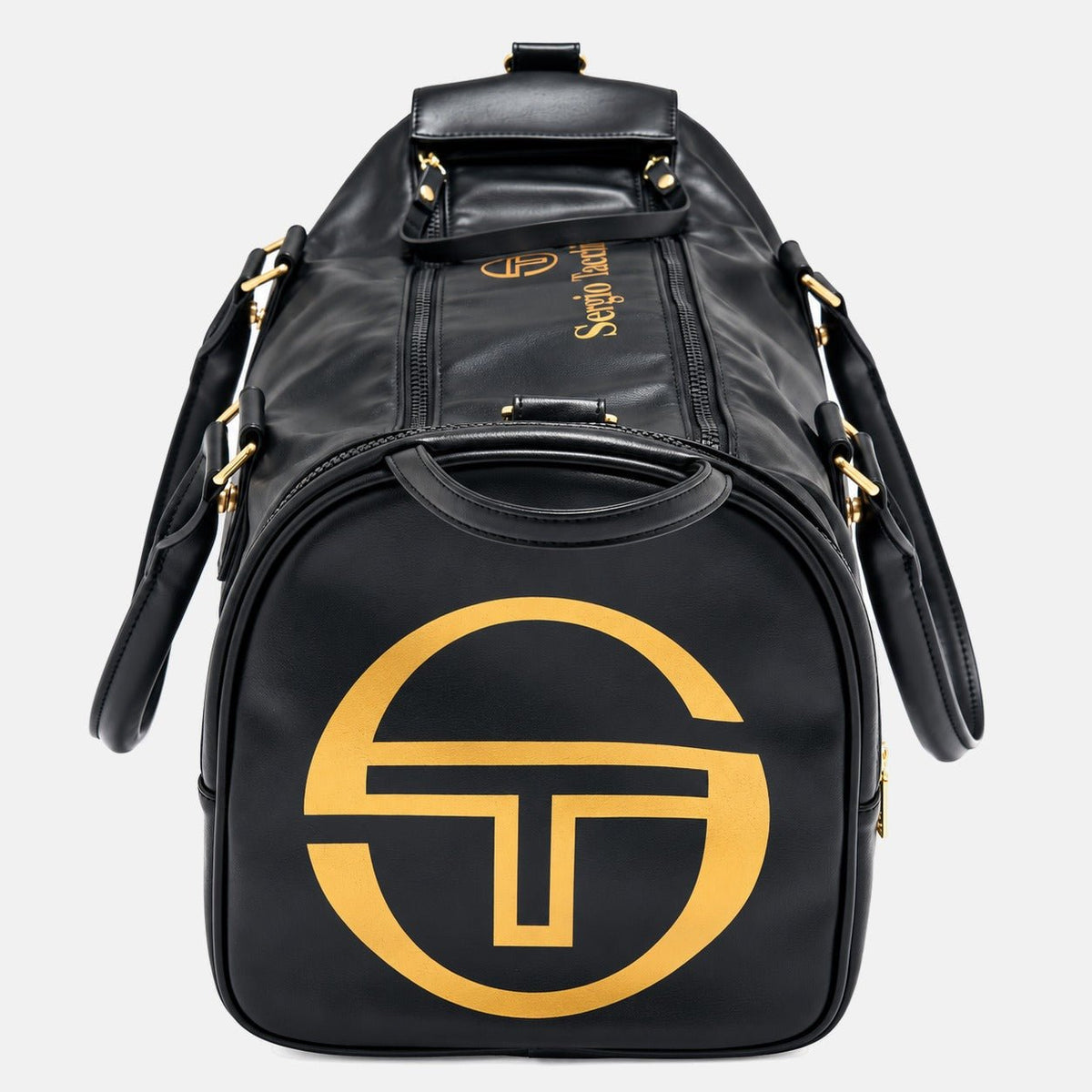 Sergio Tacchini Jorno Holdall Gym Bag Black/Gold | Northern Threads Designer Menswear