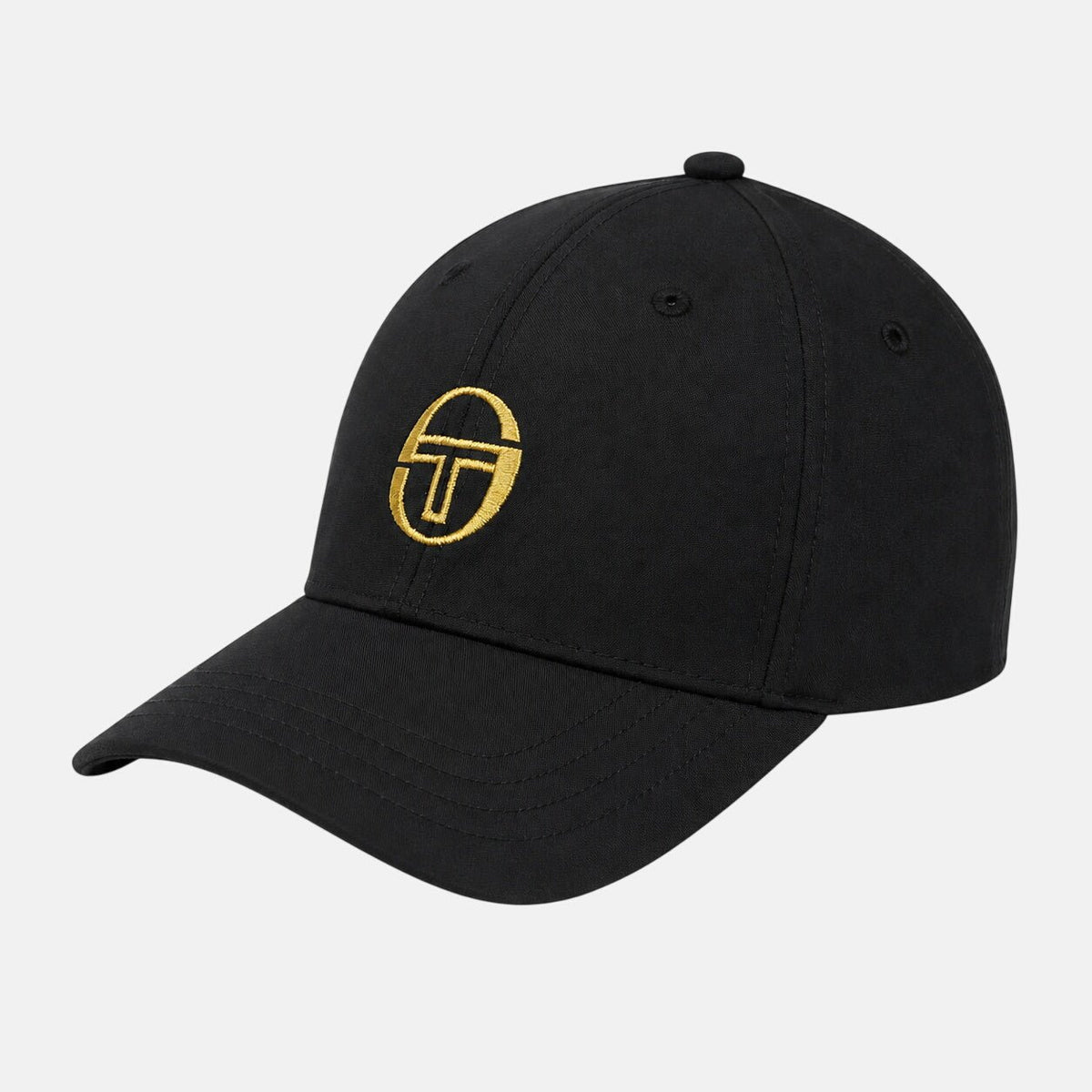 Sergio Tacchini Marz Classic 6 Panel Cap Black/Gold | Northern Threads Designer Menswear