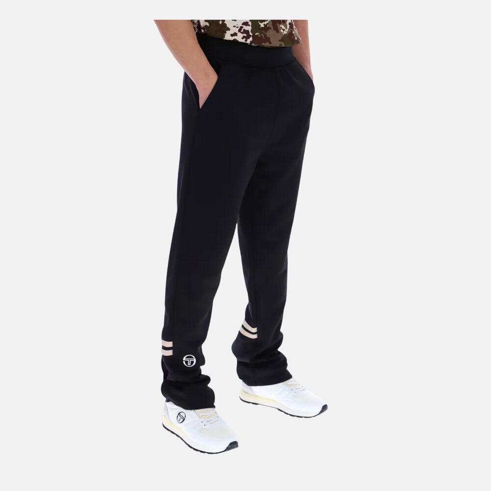 Sergio Tacchini Orion Track Pant Joggers Black/Peyote | Northern Threads Designer Menswear