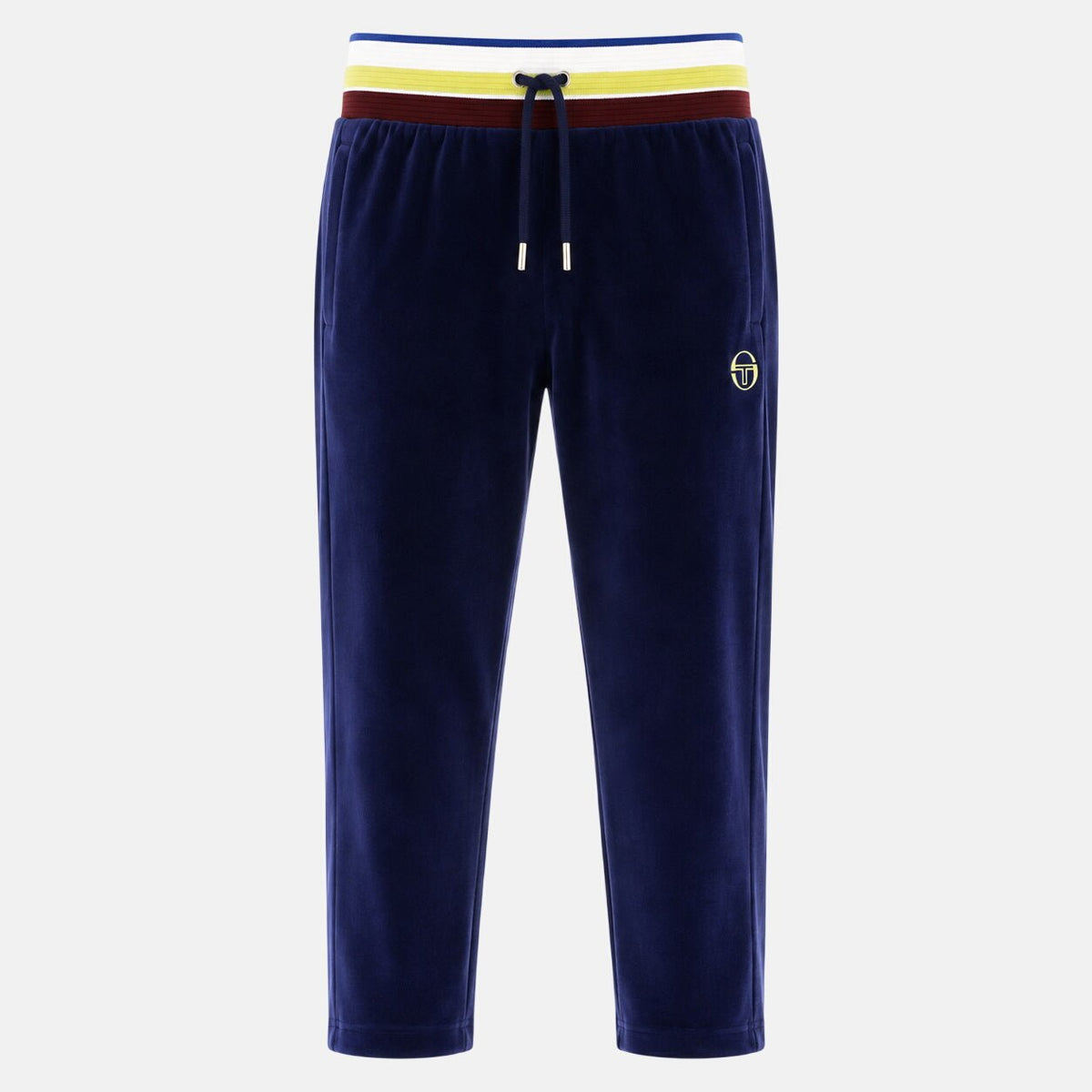 Sergio Tacchini Sartori Velour Track Pant Joggers Maritime Blue | Northern Threads Designer Menswear