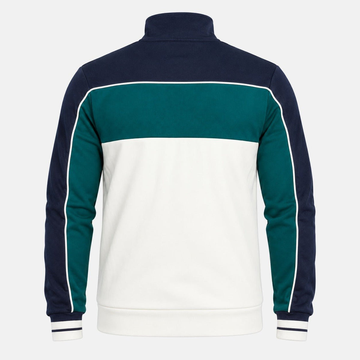 Sergio Tacchini Spiga Track Top Jacket Maritime Blue/Deep Teal/Gardenia | Northern Threads Designer Menswear