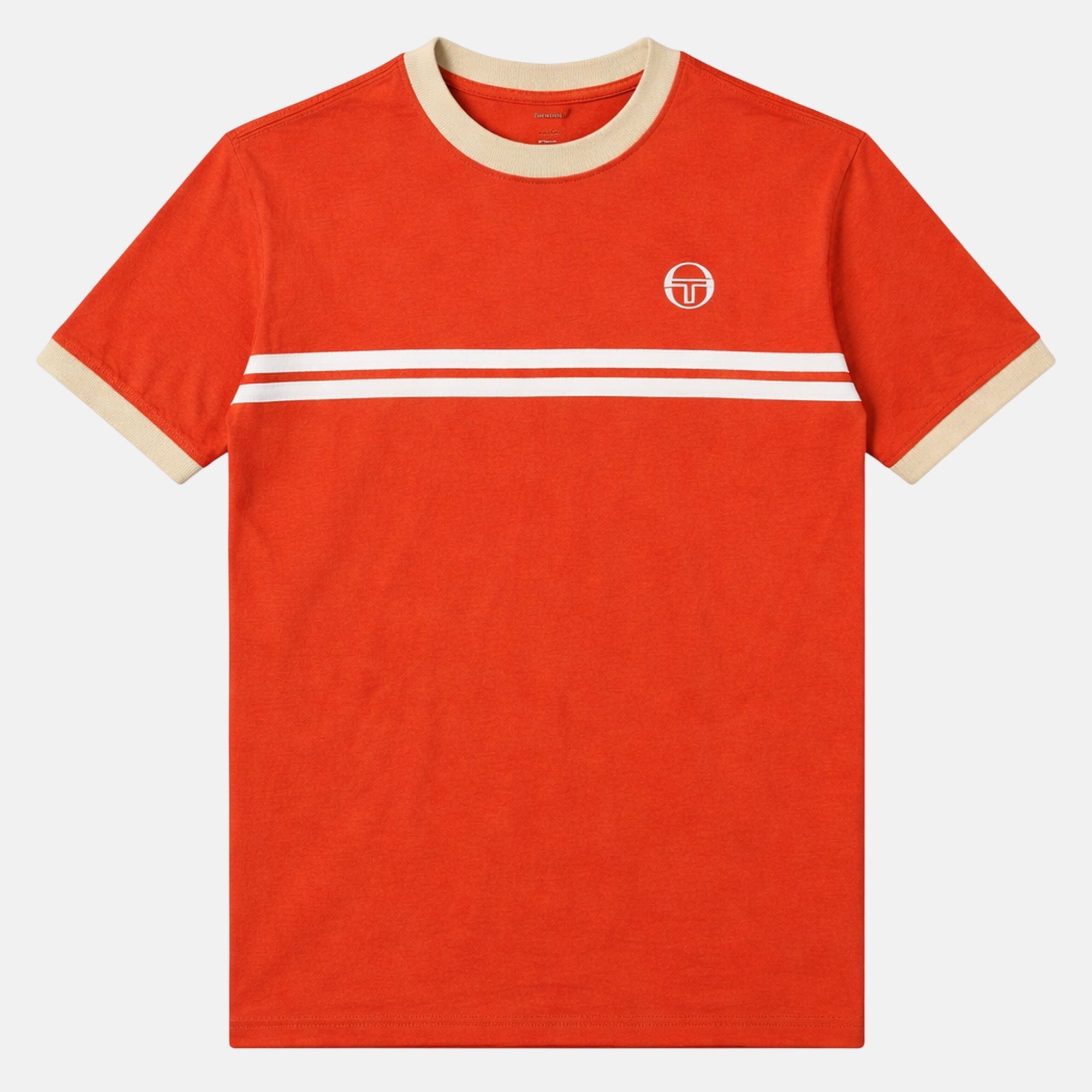 Sergio Tacchini Supermac T-Shirt Rooibos Tea Mojave Desert Gardenia - SPR1186-M - northern threads uk