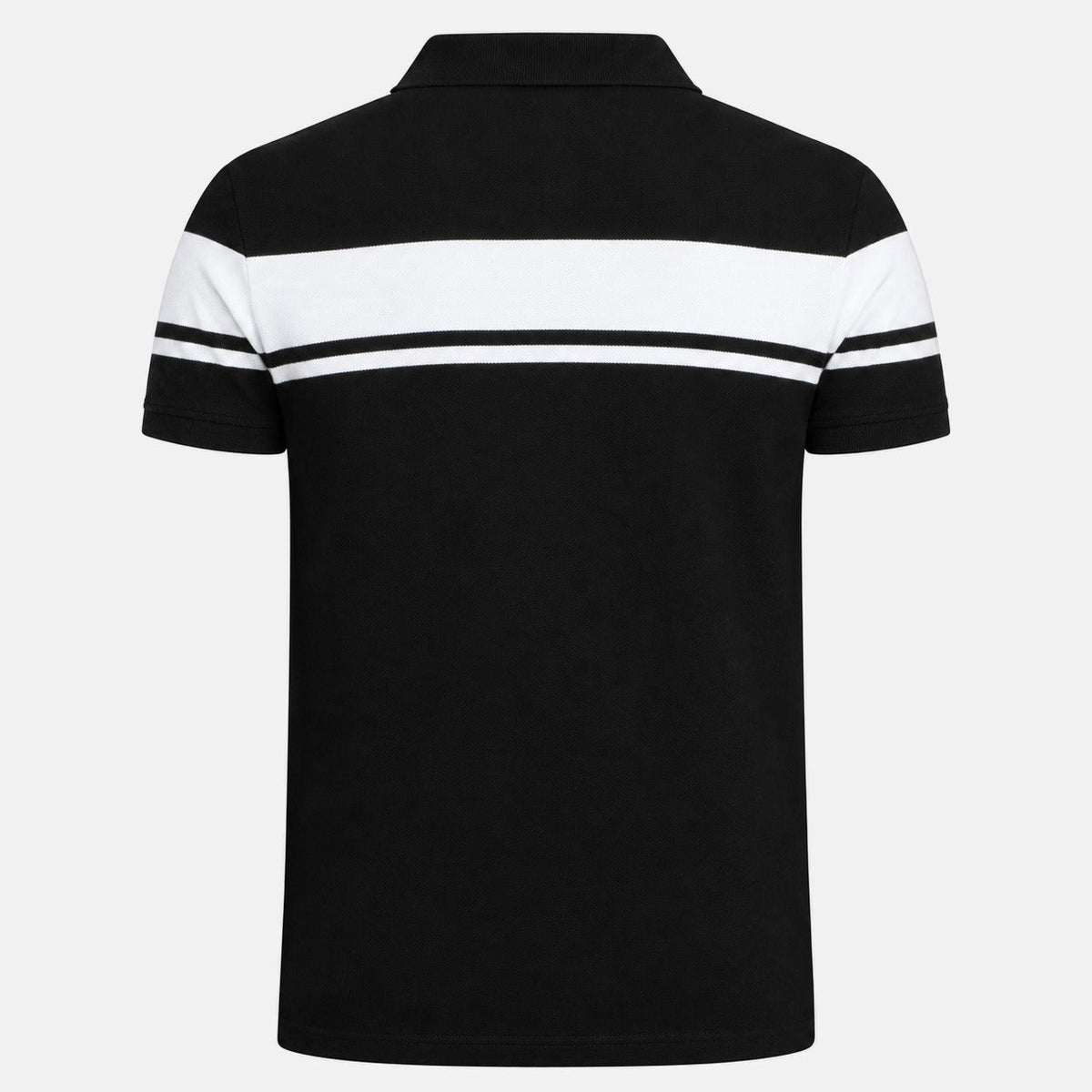 Sergio Tacchini Young Line Polo Shirt Black/White | Northern Threads Designer Menswear