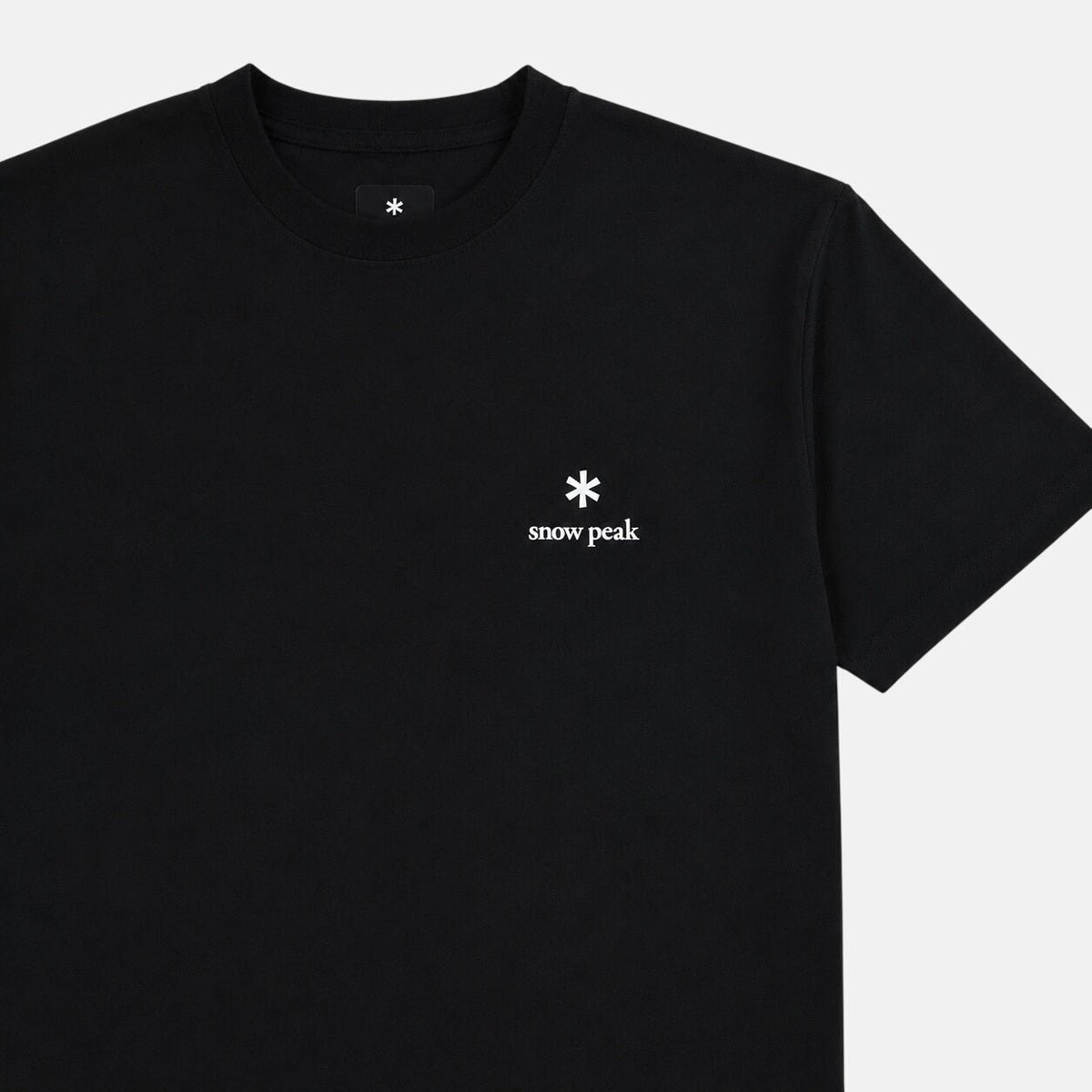 Snow Peak Logo T-Shirt Black | Northern Threads Designer Menswear