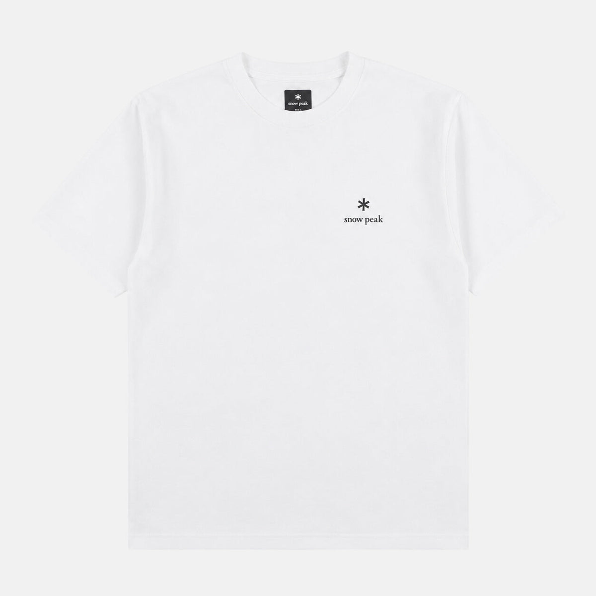 Snow Peak Logo T-Shirt Off White | Northern Threads Designer Menswear