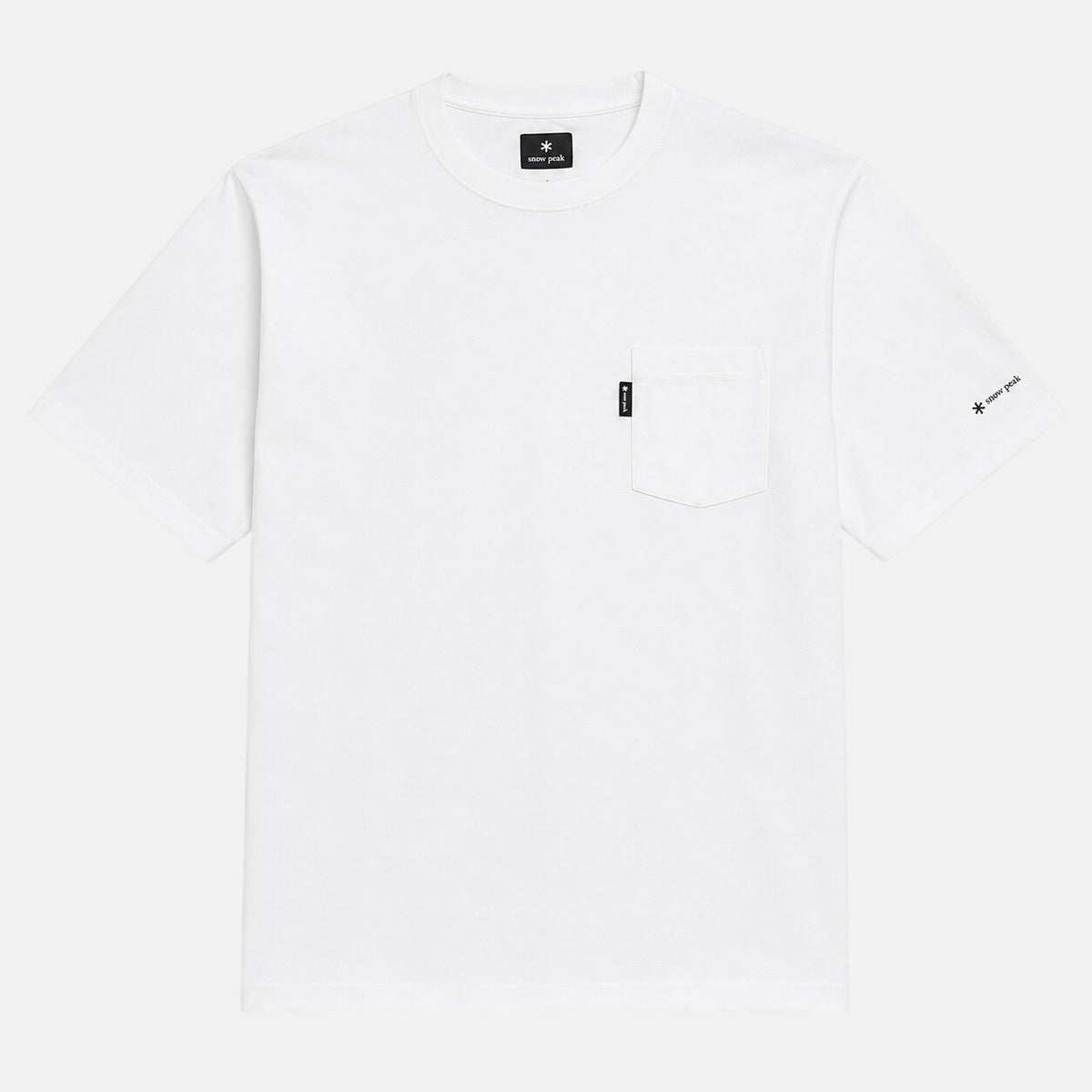 Snow Peak Pocket T-Shirt Off White | Northern Threads Designer Menswear
