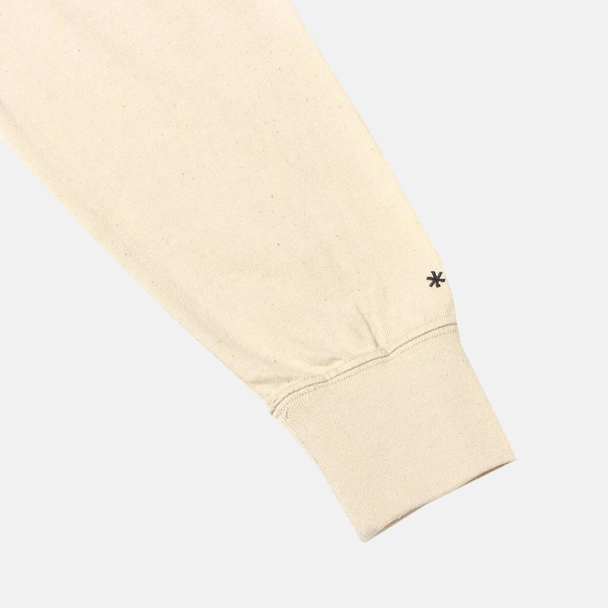 Snow Peak Recycled Cotton Heavy Long Sleeve T-Shirt Ecru | Northern Threads Designer Menswear