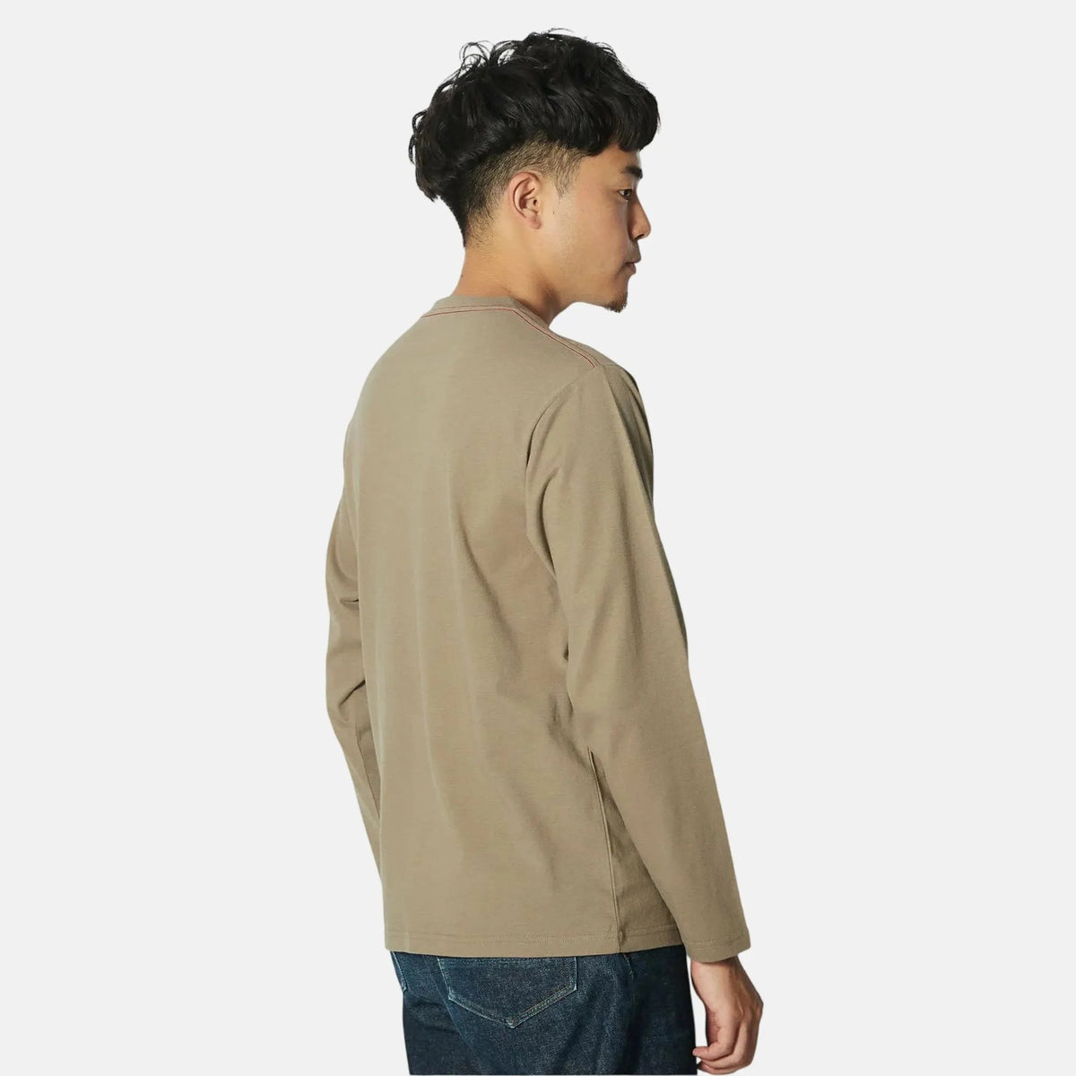 Snow Peak Soft Cotton Logo Long Sleeve T-Shirt Pro | Northern Threads Designer Menswear