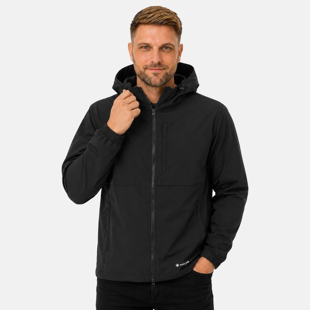 Snow Peak Utility Parka Jacket Black | Northern Threads Designer Menswear