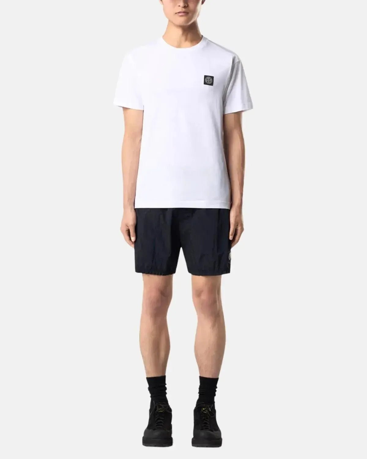 STONE ISLAND 2100027 60/2 COTTON JERSEY SLIM FIT T - SHIRT WHITE - northern threads