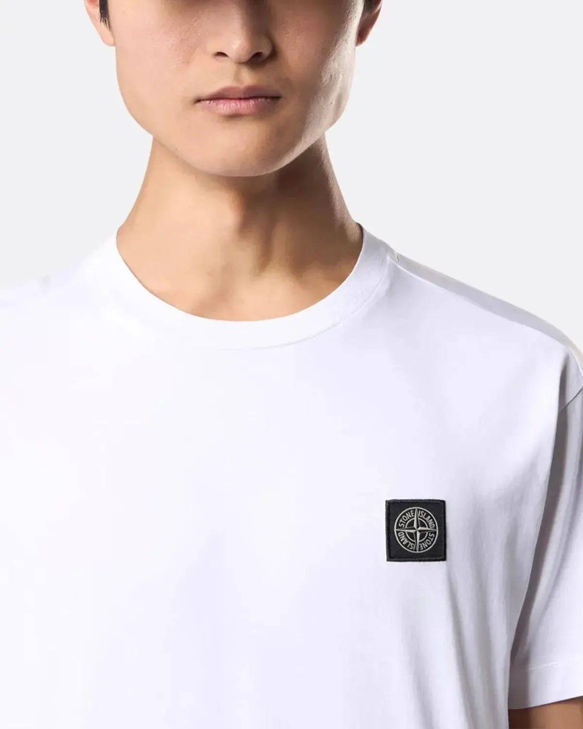 STONE ISLAND 2100027 60/2 COTTON JERSEY SLIM FIT T - SHIRT WHITE - northern threads