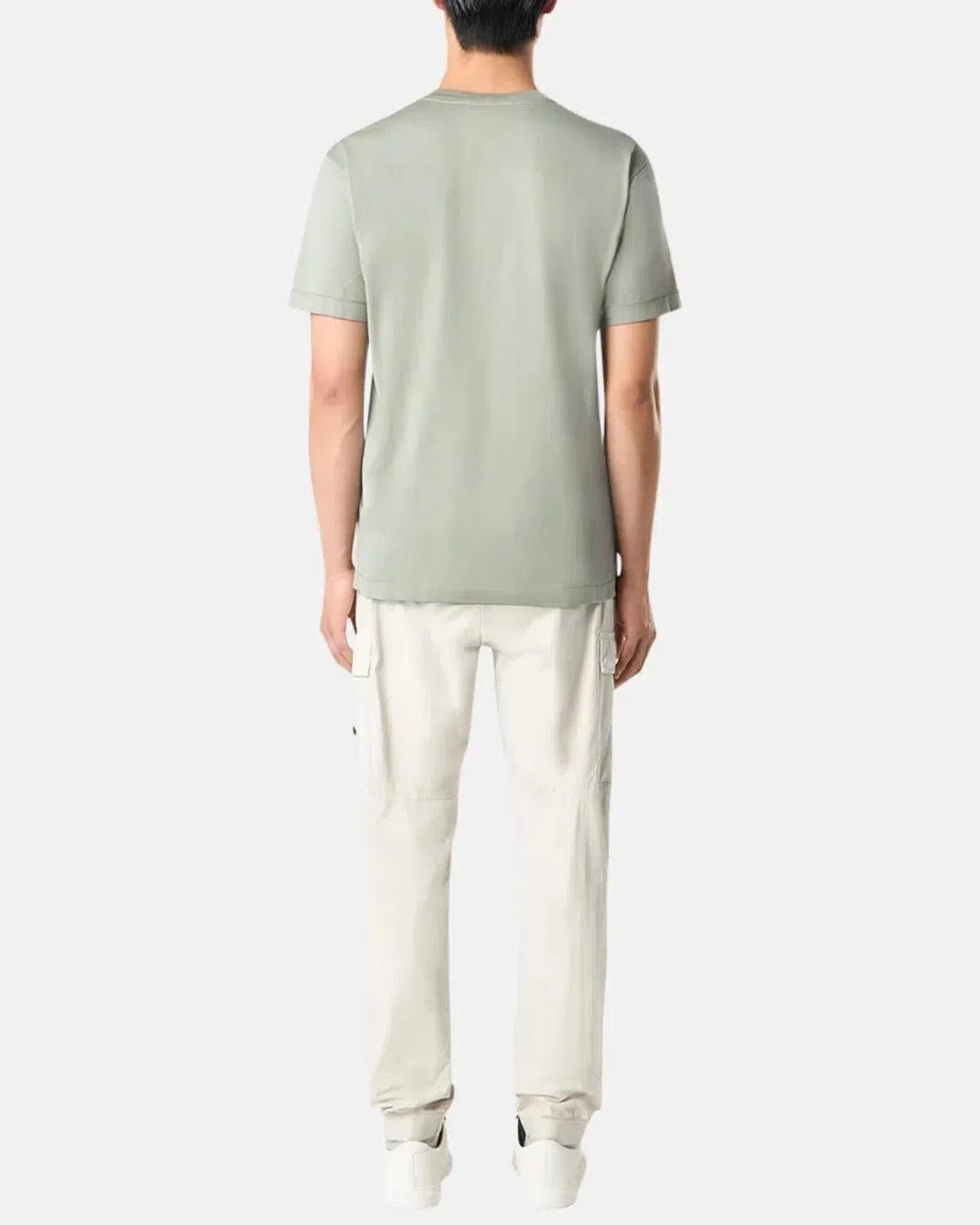 STONE ISLAND 2100039 60/2 COTTON JERSEY T-SHIRT SAGE GREEN | Northern Threads Designer Menswear