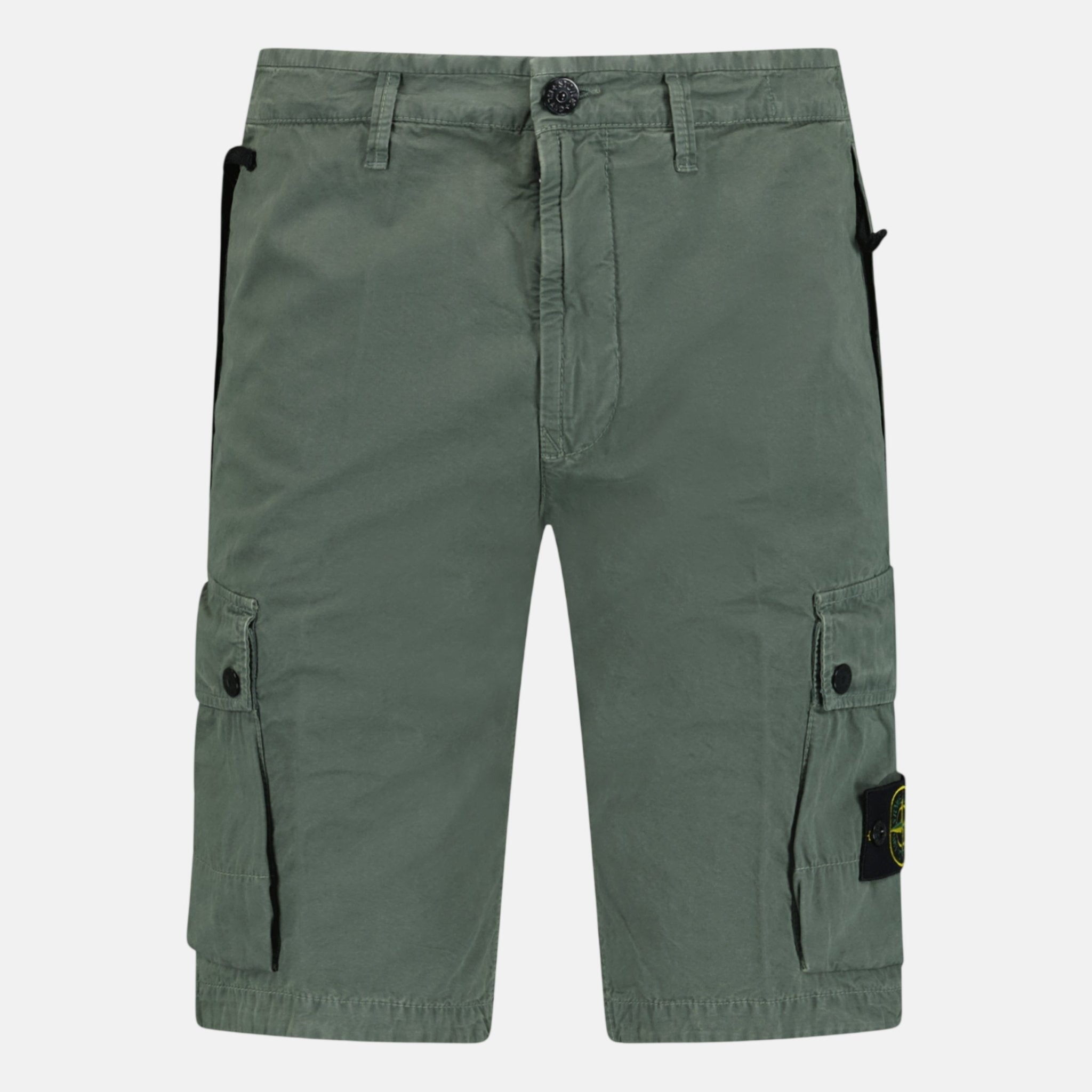 Stone Island Bermuda Shorts Musk Green - C17 - northern threads uk