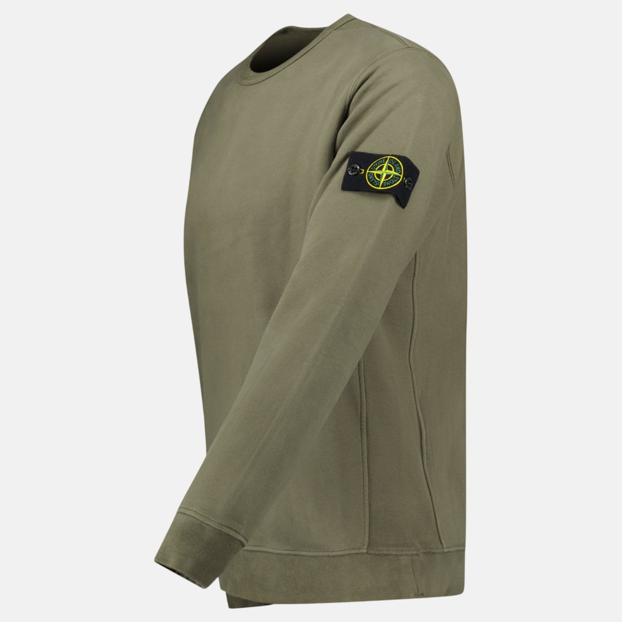 Stone Island Brushed Organic Cotton Sweatshirt Walnut Brown - northern threads