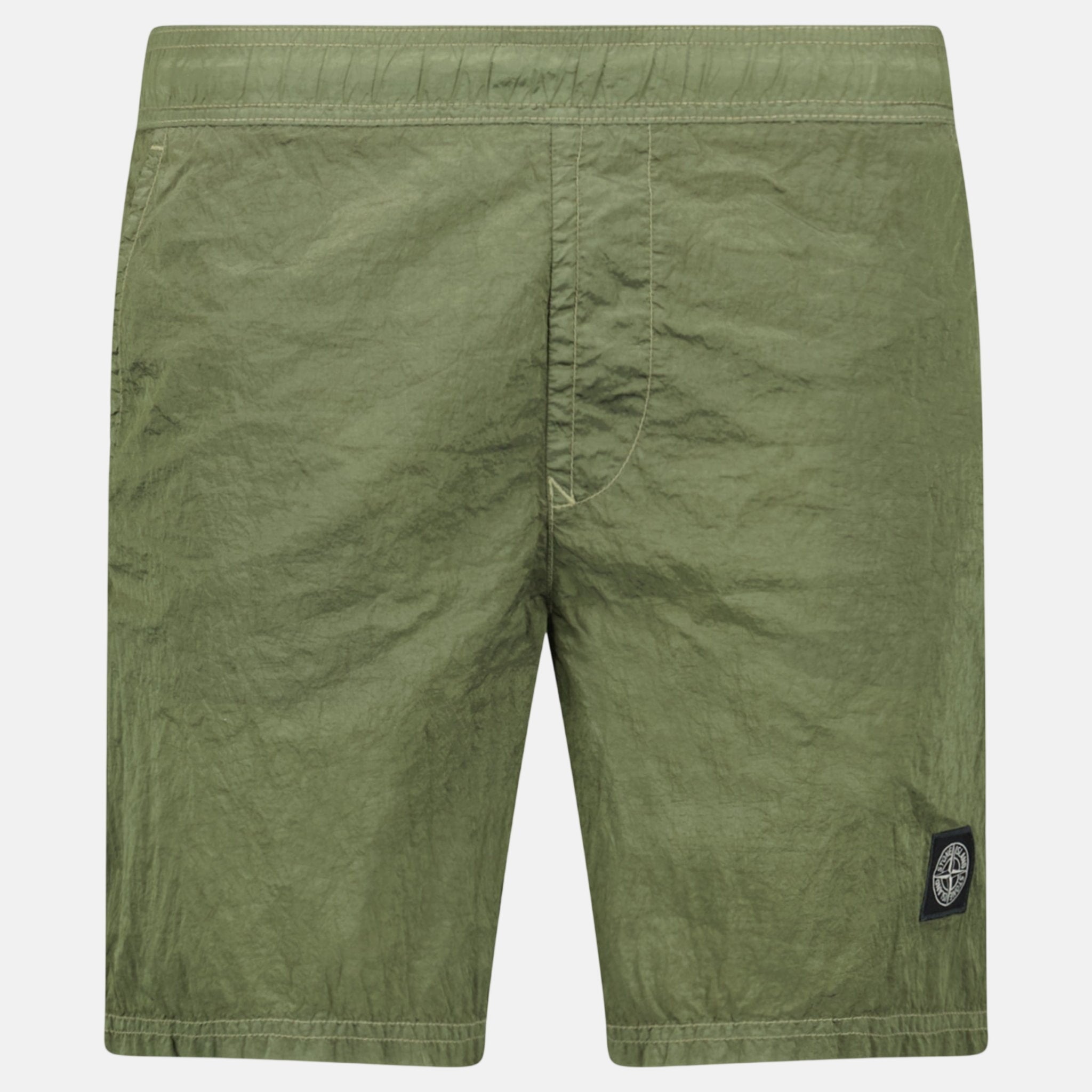 Stone Island Compass Chrome Swim Shorts Military Green - G32 - northern threads uk