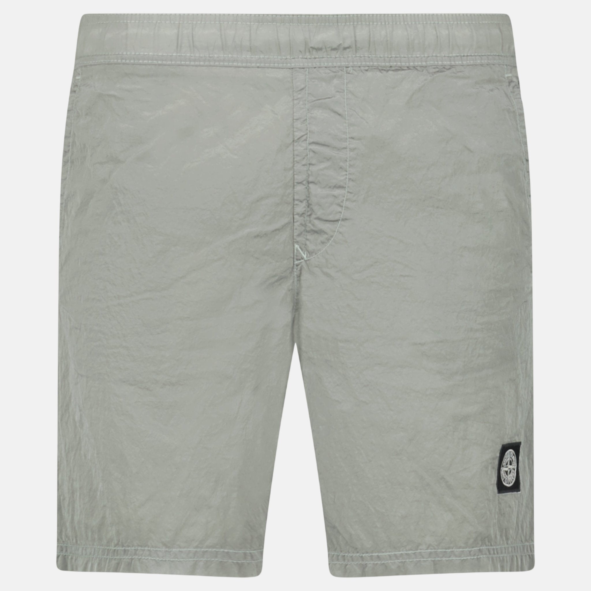 Stone Island Compass Chrome Swim Shorts Pearl Grey - G32 - northern threads uk