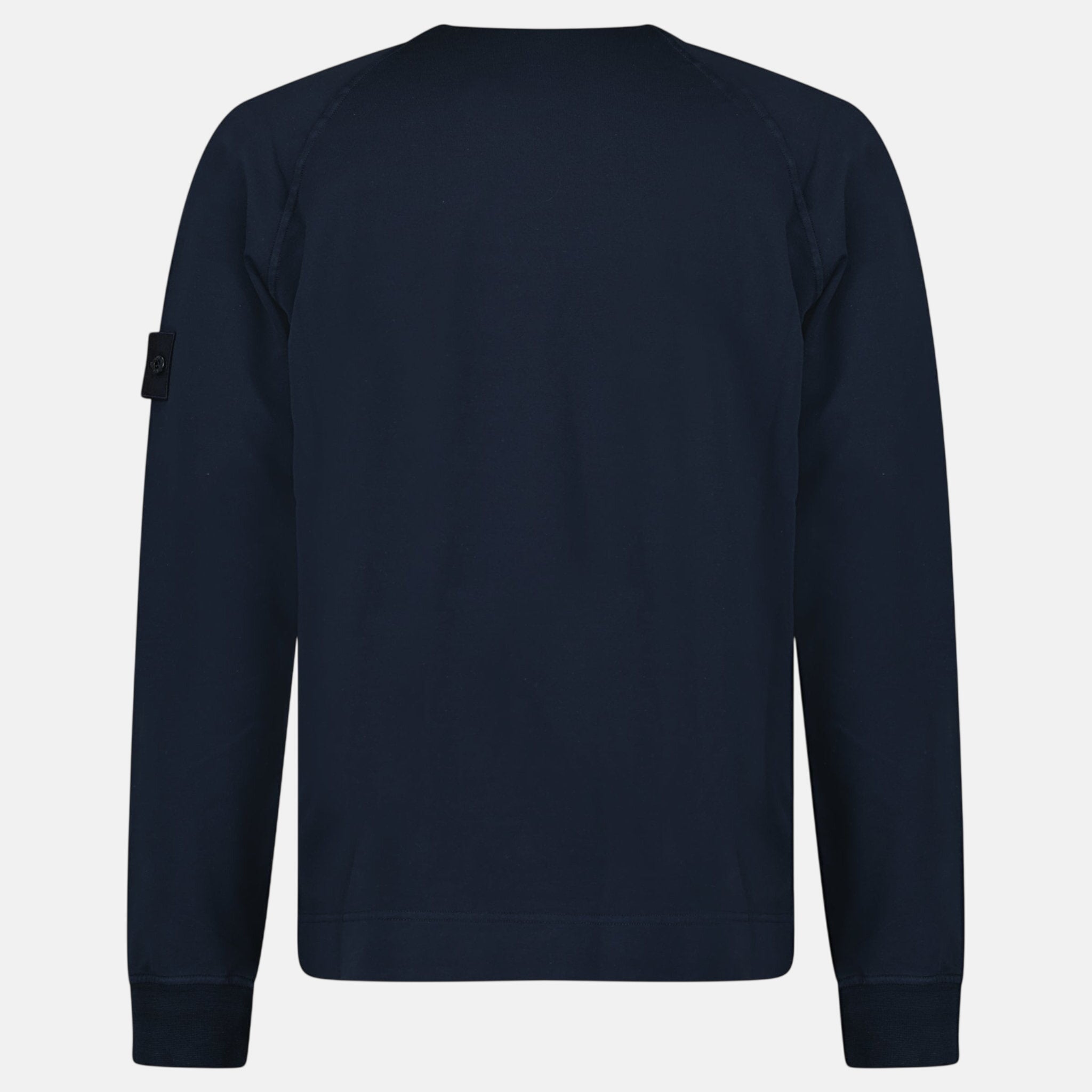 Stone Island Ghost Series Badge Crewneck Sweatshirt Navy - northern threads