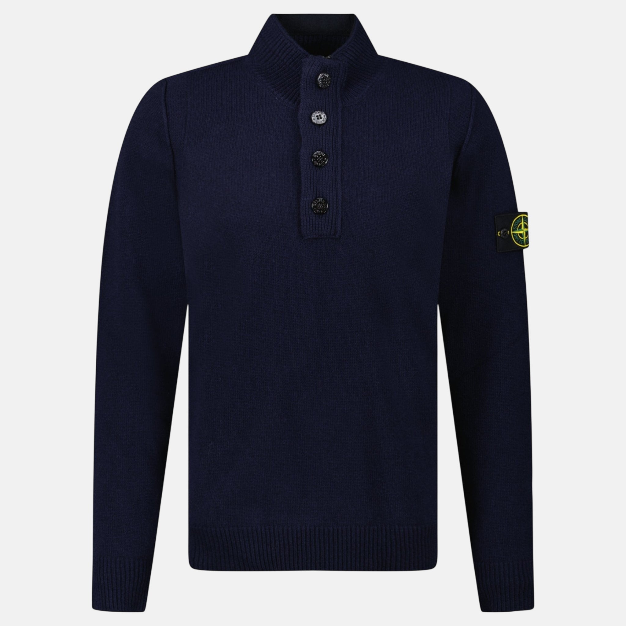 Stone Island Half - Zip Jumper Navy - C68 - northern threads uk