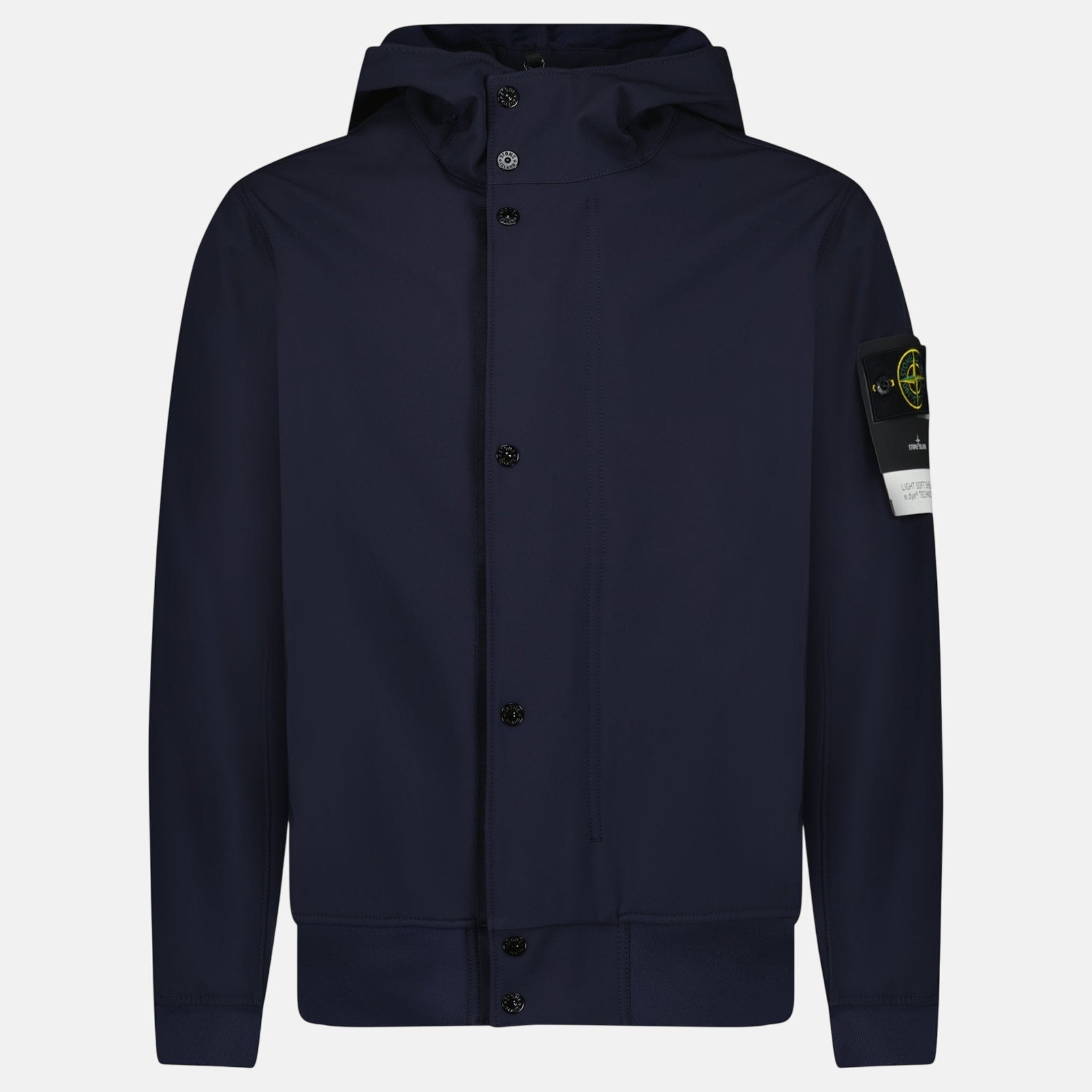 Stone Island Light Soft Shell - R E.Dye Jacket Navy - G Rail - northern threads uk