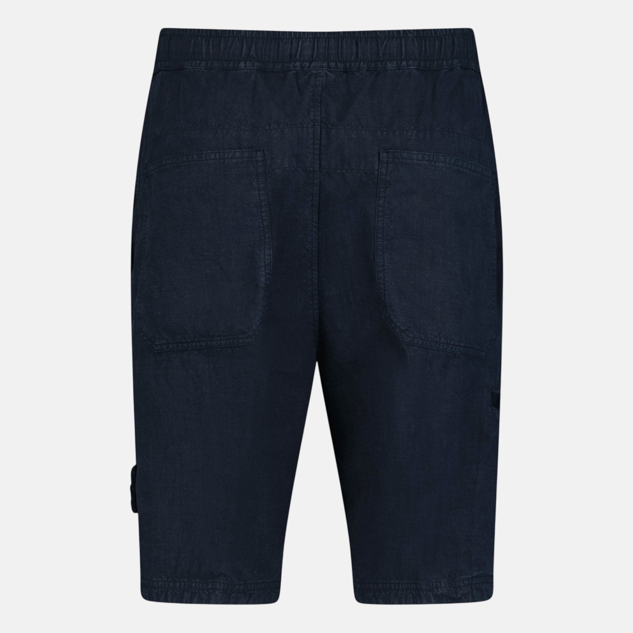 Stone Island Lino Nylon Tela - Tc Bermuda Comfort Shorts Navy - B20 - northern threads uk