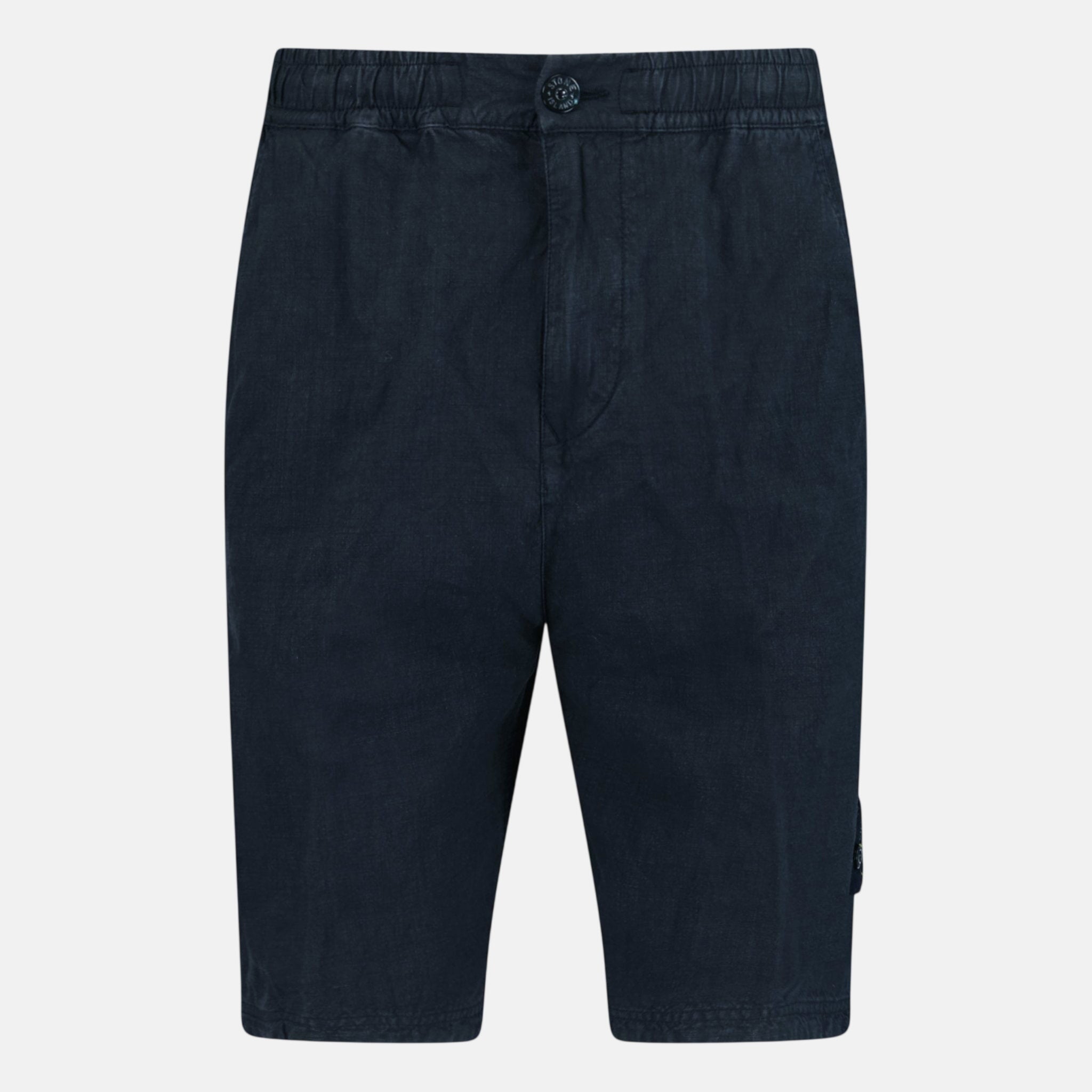 Stone Island Lino Nylon Tela - Tc Bermuda Comfort Shorts Navy - B20 - northern threads uk