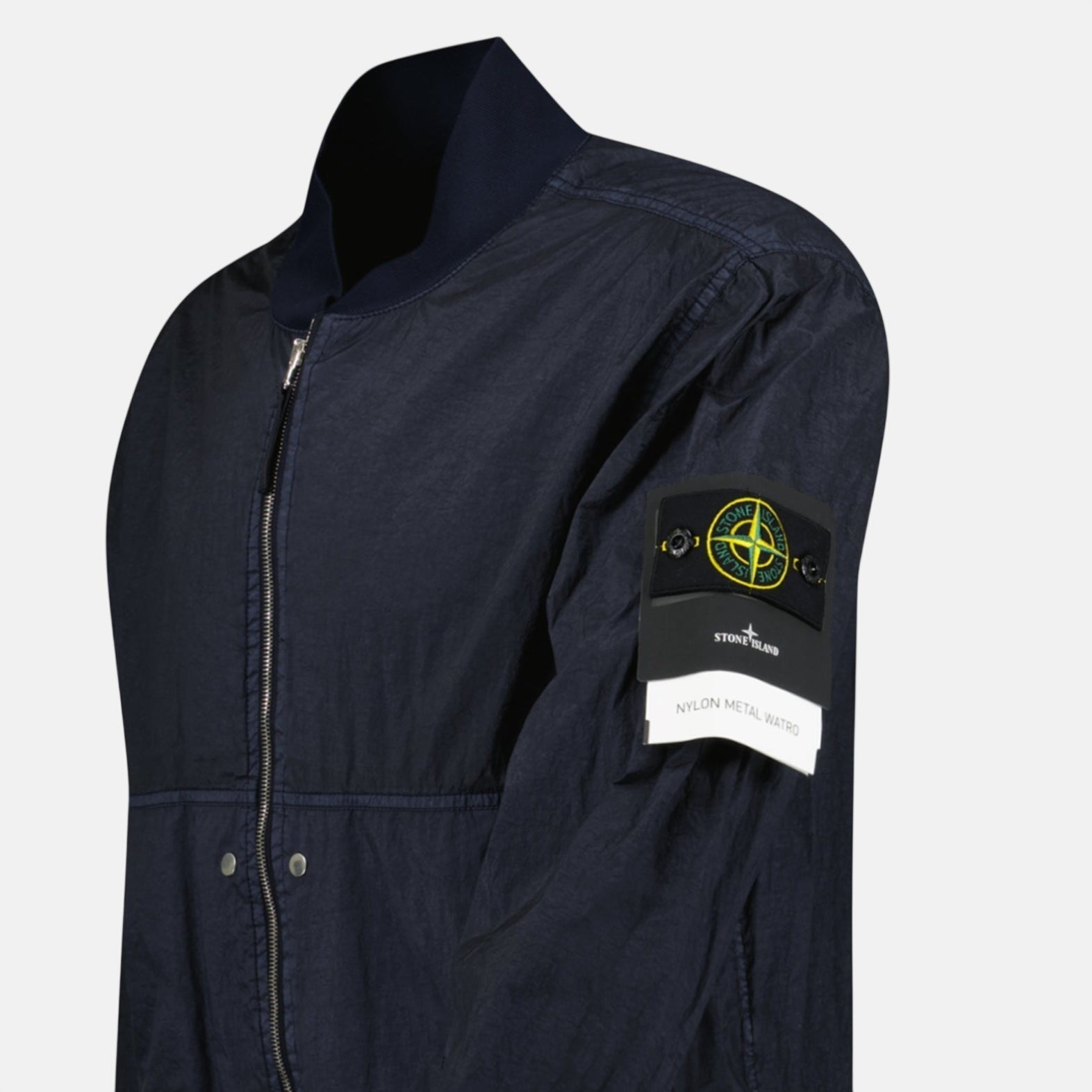 Stone Island Nylon Metal Watro - TC Bomber Jacket Navy - sku-56535783014781 - northern threads uk