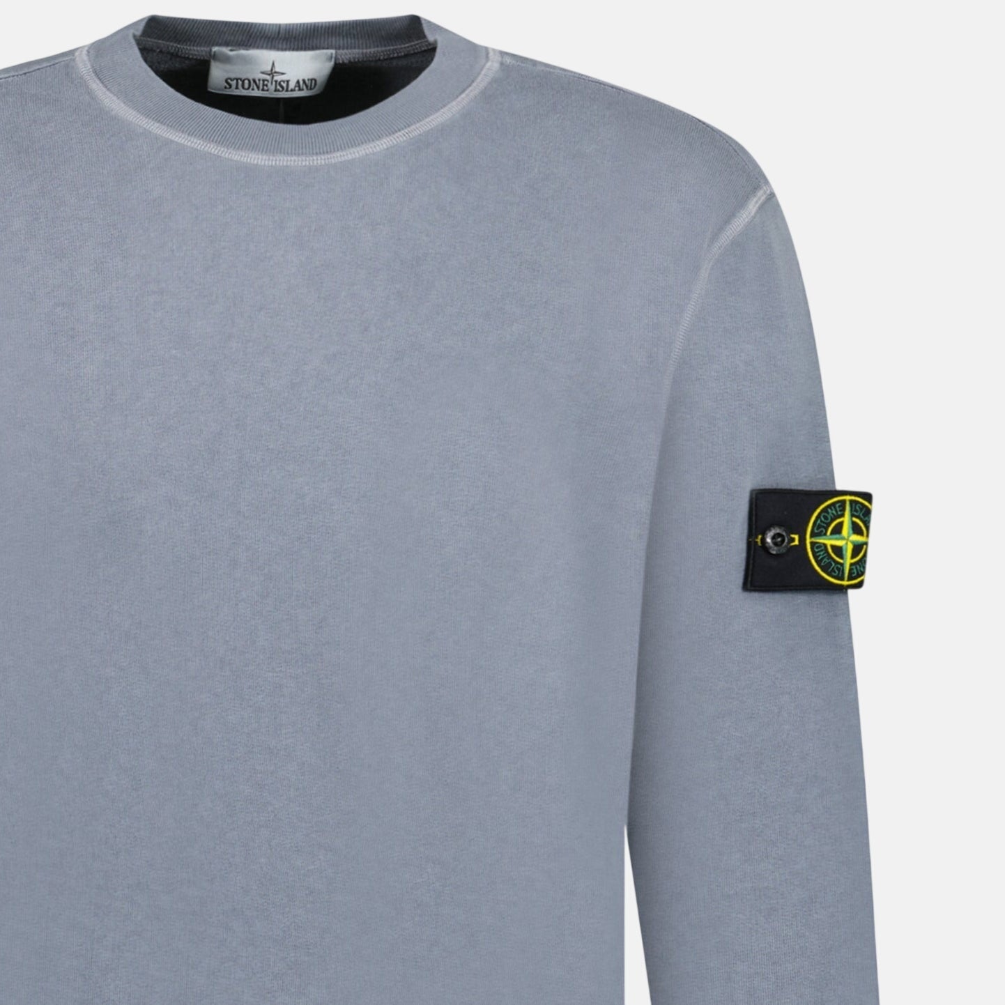 Stone Island Old Effect Crewneck Sweatshirt Dark Blue - northern threads