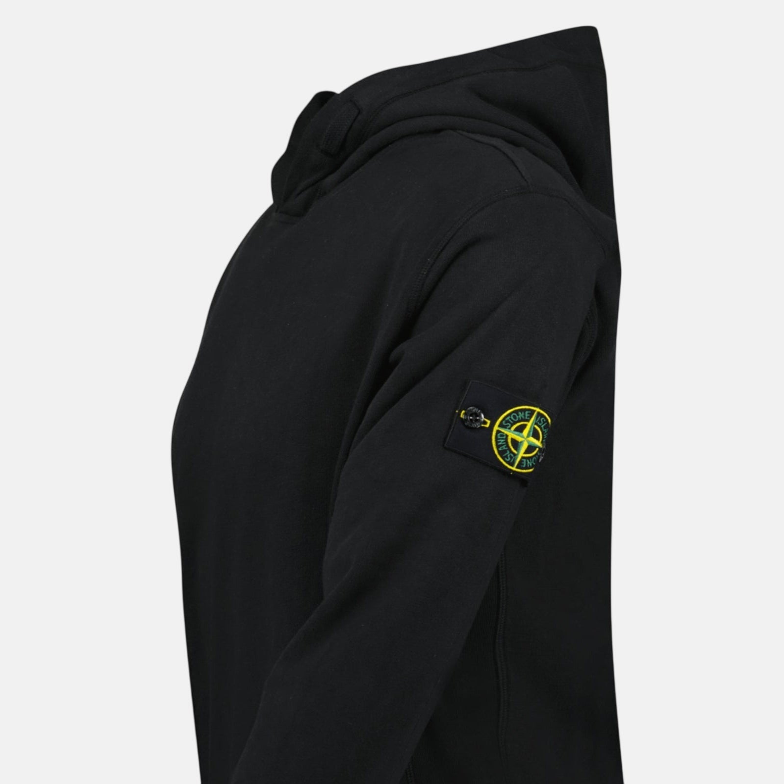 Stone Island ‘Old’ Treatment Hooded Sweatshirt Black - northern threads