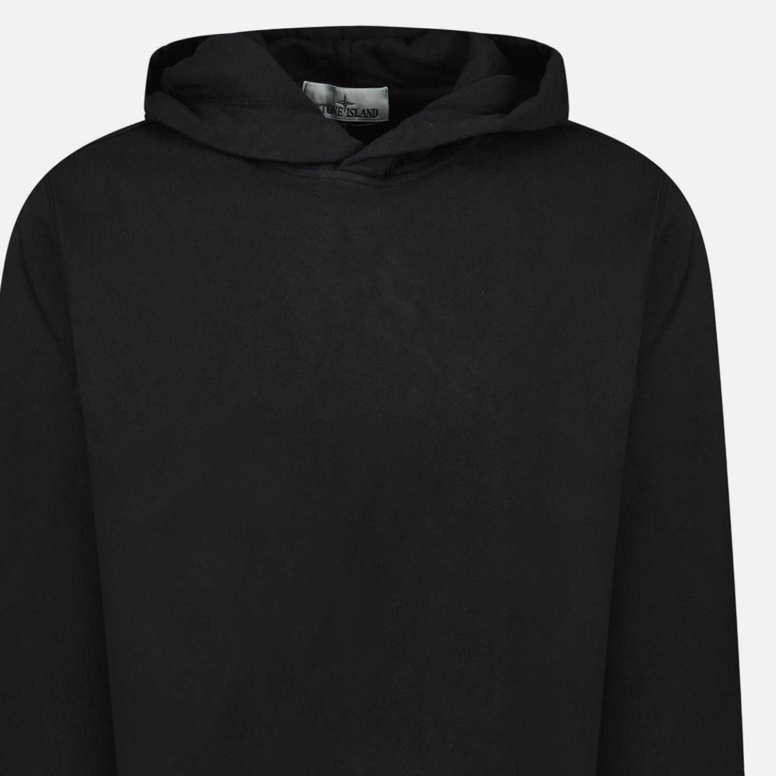 Stone Island ‘Old’ Treatment Hooded Sweatshirt Black - northern threads