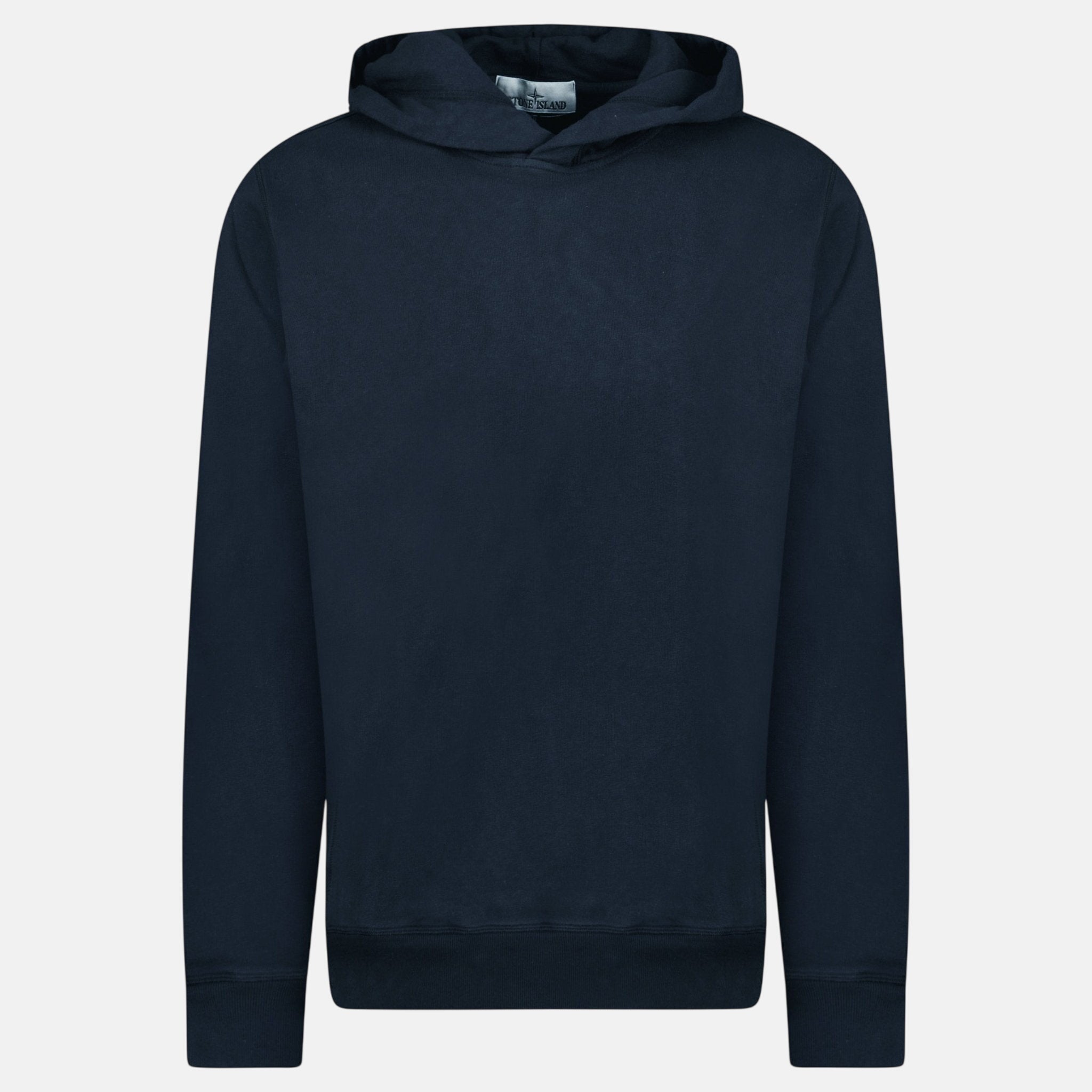 Stone Island ‘Old’ Treatment Hooded Sweatshirt Navy - T12 - northern threads uk