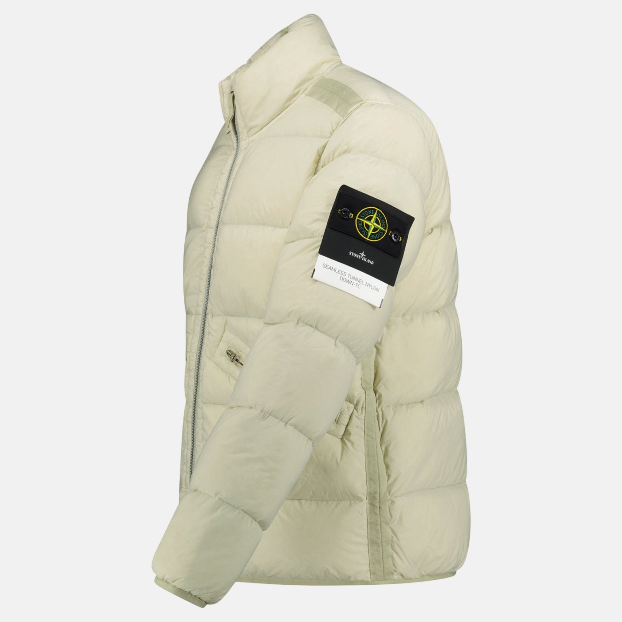 Stone Island Seamless Tunnel Nylon Puffer Jacket Off - White - sku-53518098530685 - northern threads uk