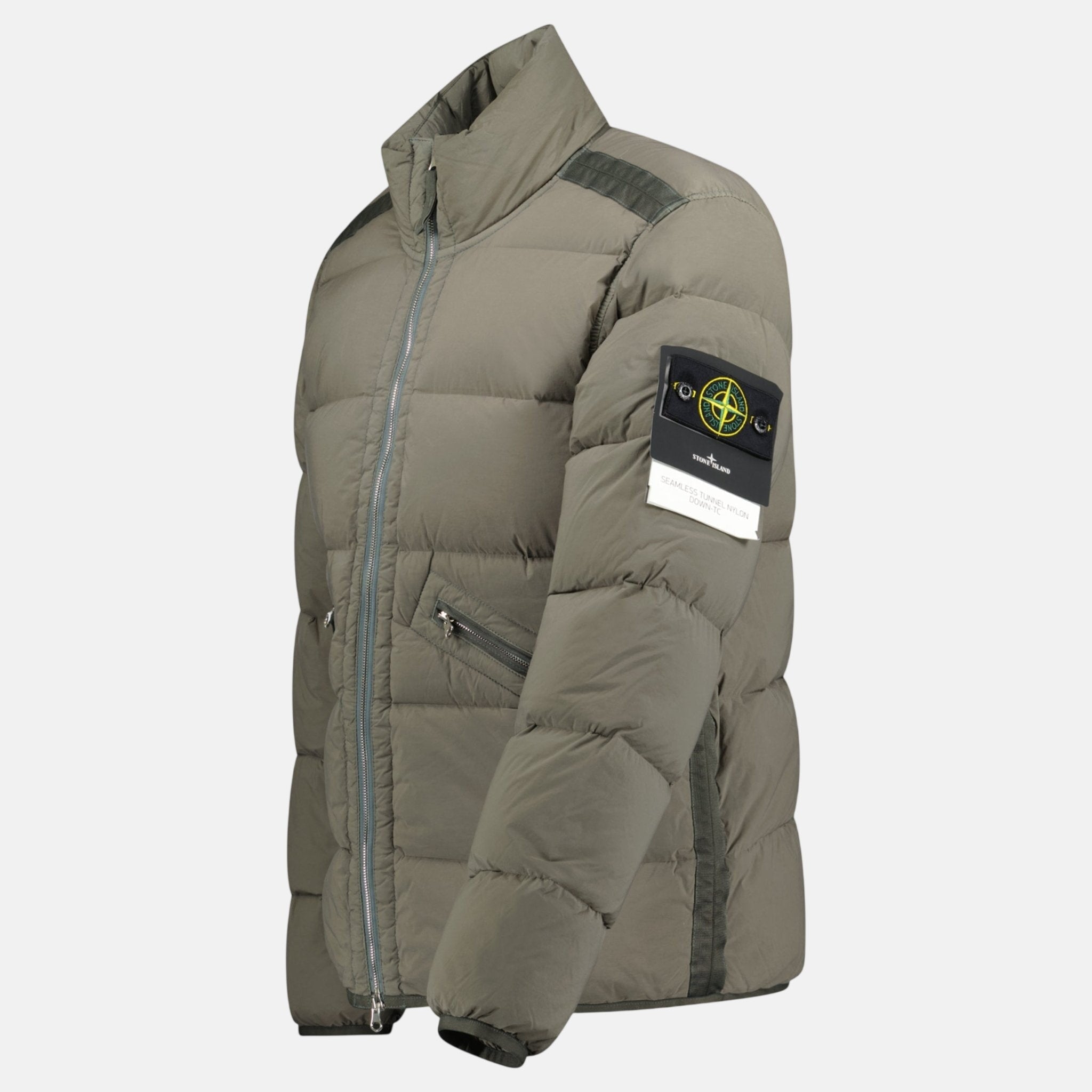 Stone Island Seamless Tunnel Nylon Puffer Jacket Walnut Brown - northern threads