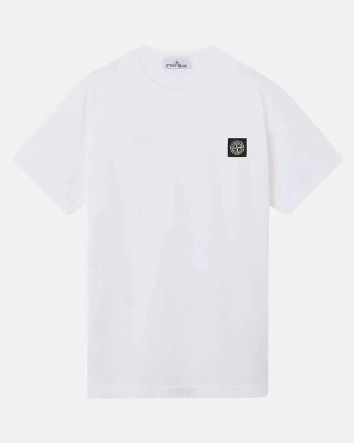 STONE ISLAND-STONE ISLAND 2100027 60/2 COTTON JERSEY SLIM FIT T-SHIRT WHITE-NORTHERN THREADS DESIGNER MENSWEAR