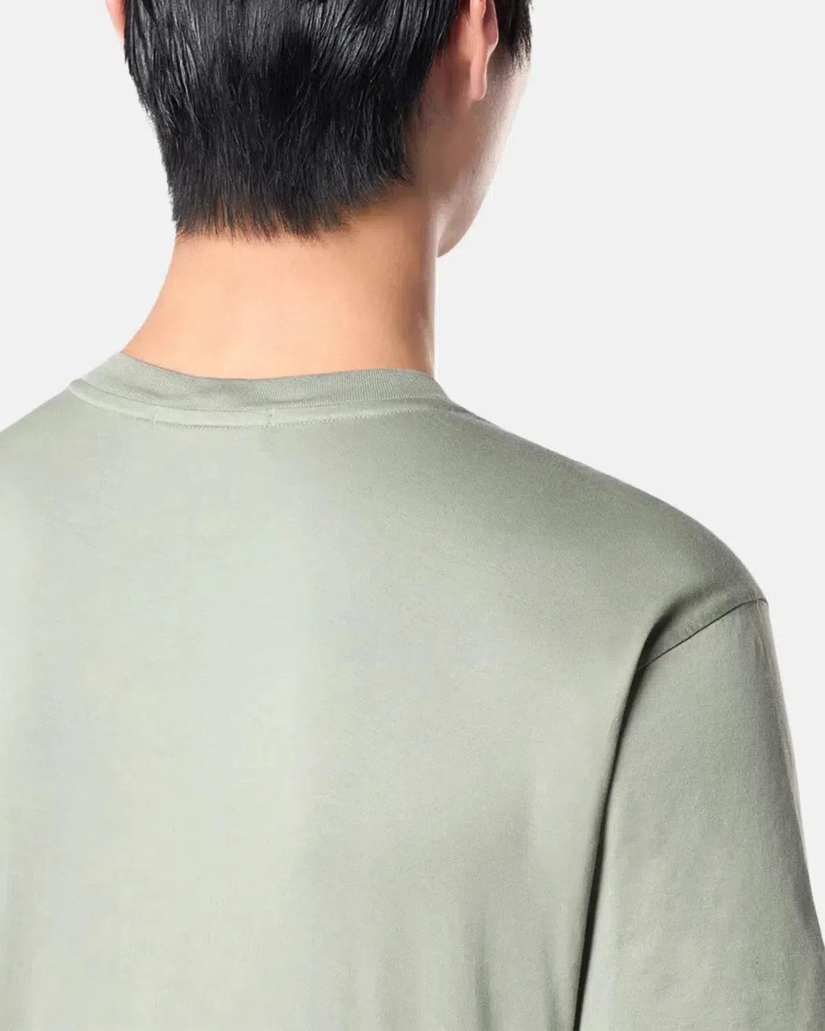 STONE ISLAND-STONE ISLAND 2100039 60/2 COTTON JERSEY T-SHIRT SAGE GREEN-NORTHERN THREADS DESIGNER MENSWEAR