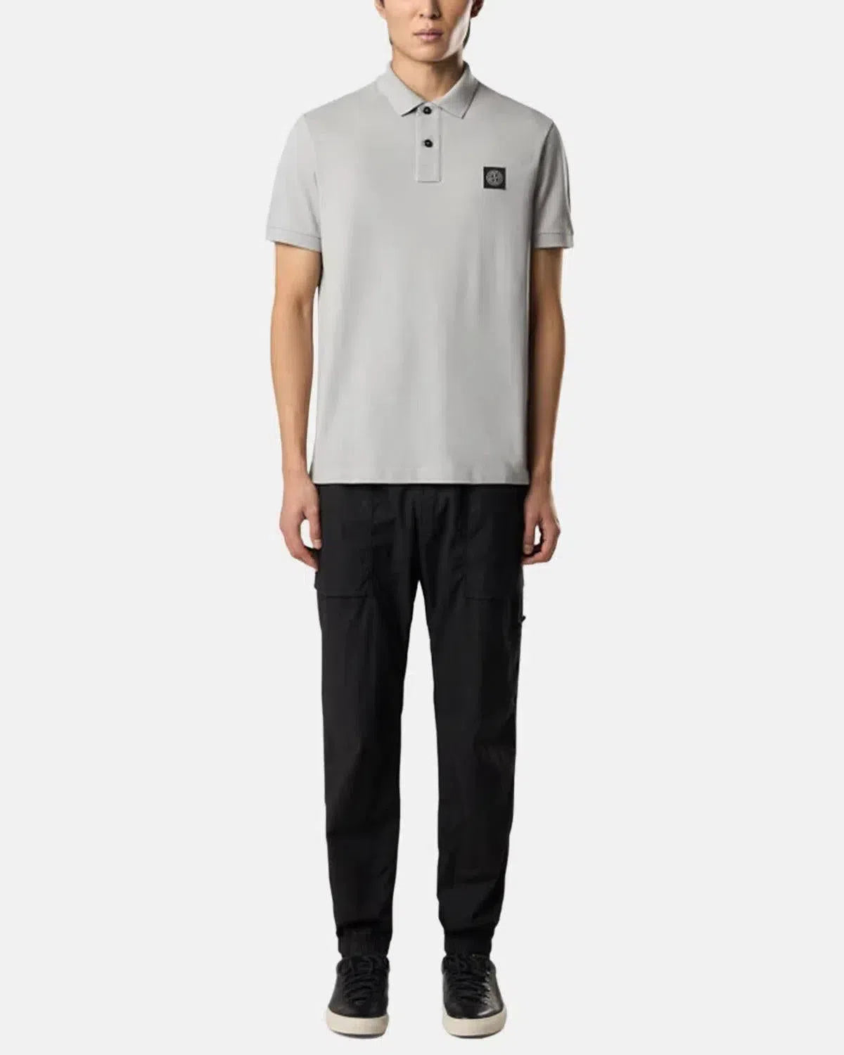 ★STONE ★22002SC Organic Cotton Elastane Pique T★ STONE ISLAND 22002SC ORGANIC COTTON ELASTANE PIQUE POLO