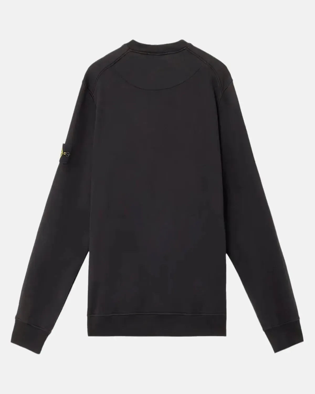 STONE ISLAND 6100044 ORGANIC COTTON FLEECE SWEATSHIRT BLACK