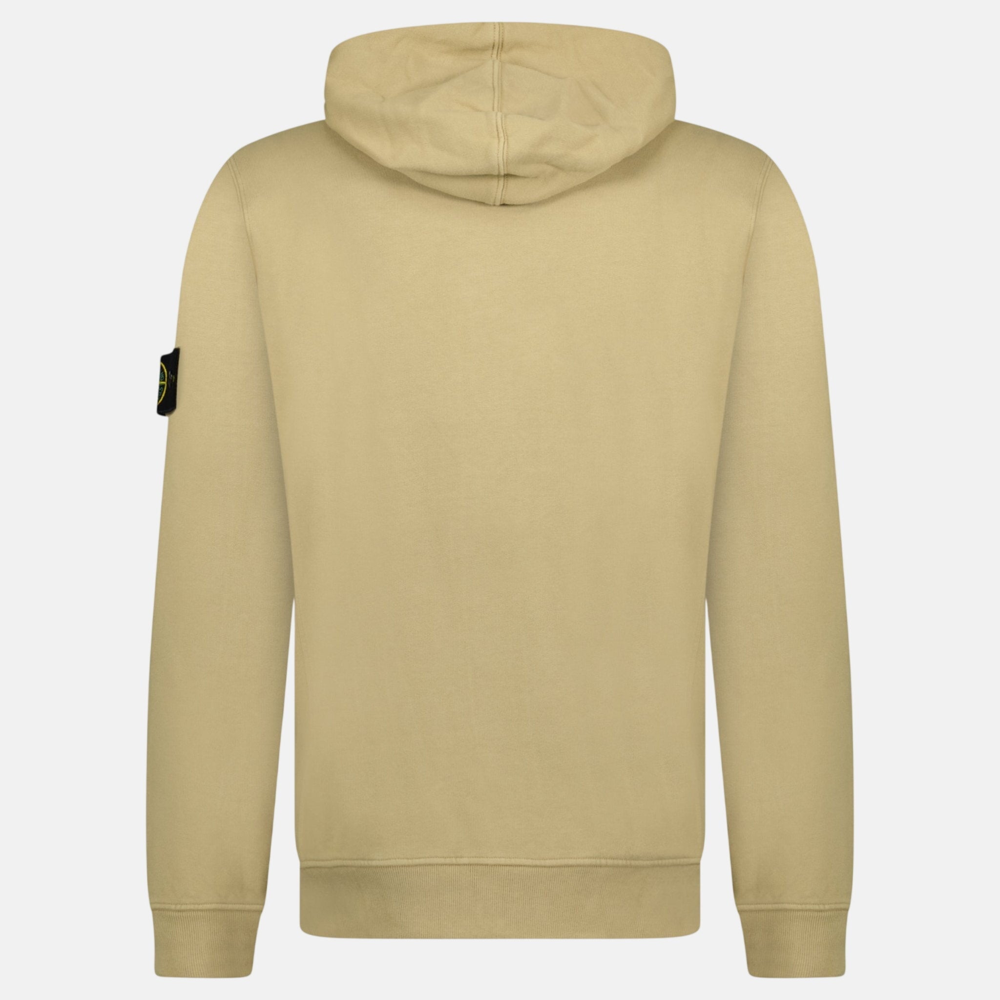 Stone Island Zip Hooded Sweatshirt Biscuit - northern threads